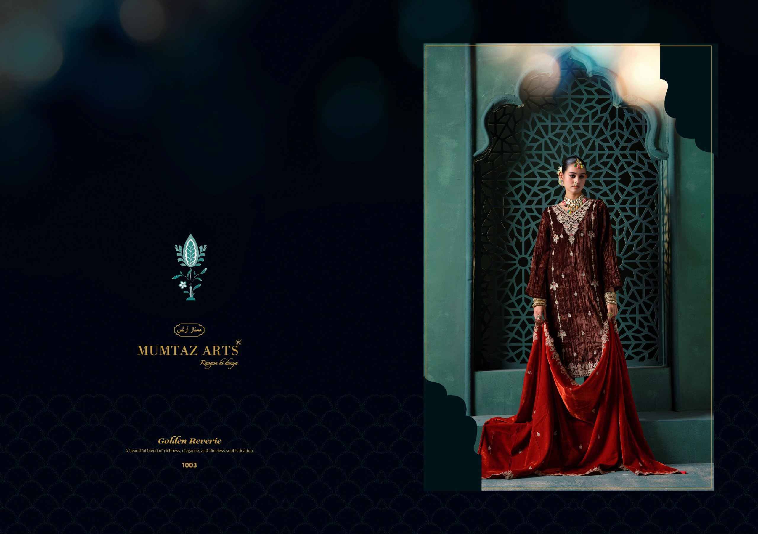 Mumtaz Arts Rukhsar Velvet Dress Material 5 pcs Catalog | Wholesale Textiles Direct from Surat