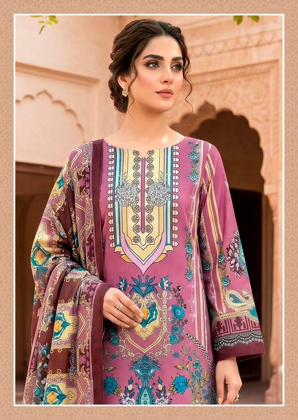 Nafisa saniya Vol 8 Karachi Mix Cotton Dress material 6 Pcs Catalog