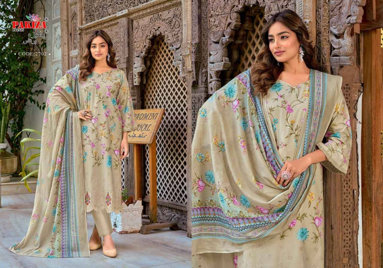 Pakiza Prints Gulnawaz Vol 27 Lawn Cotton Dress Material 4 pcs Catalog