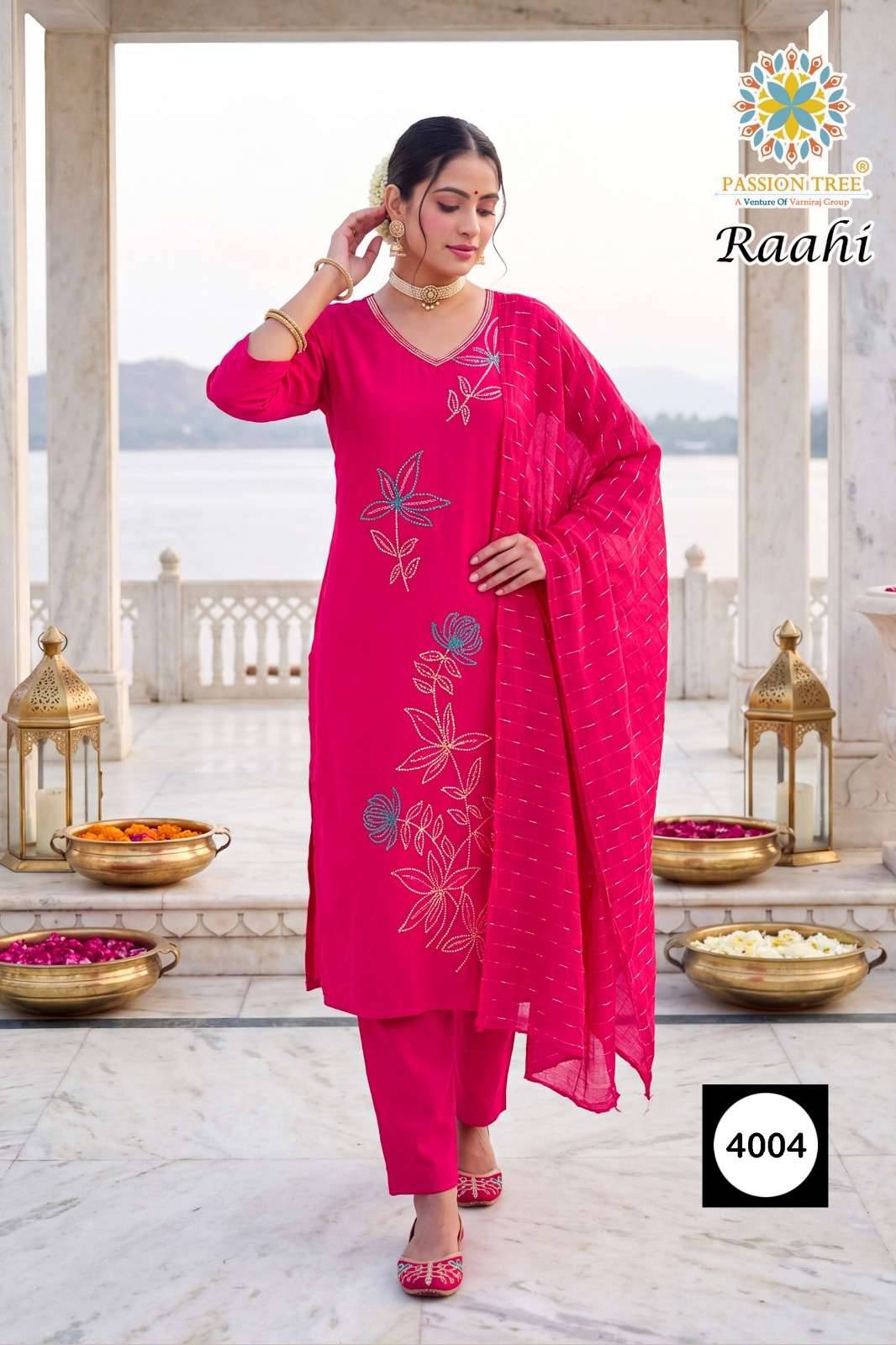 Passion Tree Raahi Vol 4 Roman Silk Readymade Suits 6 Pcs Catalog | Wholesale Textiles Direct from Surat