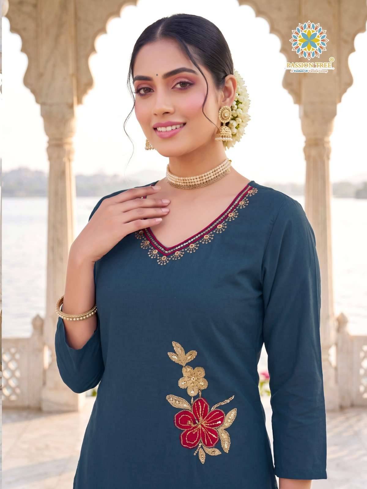 Passion Tree Raahi Vol 4 Roman Silk Readymade Suits 6 Pcs Catalog | Wholesale Textiles Direct from Surat