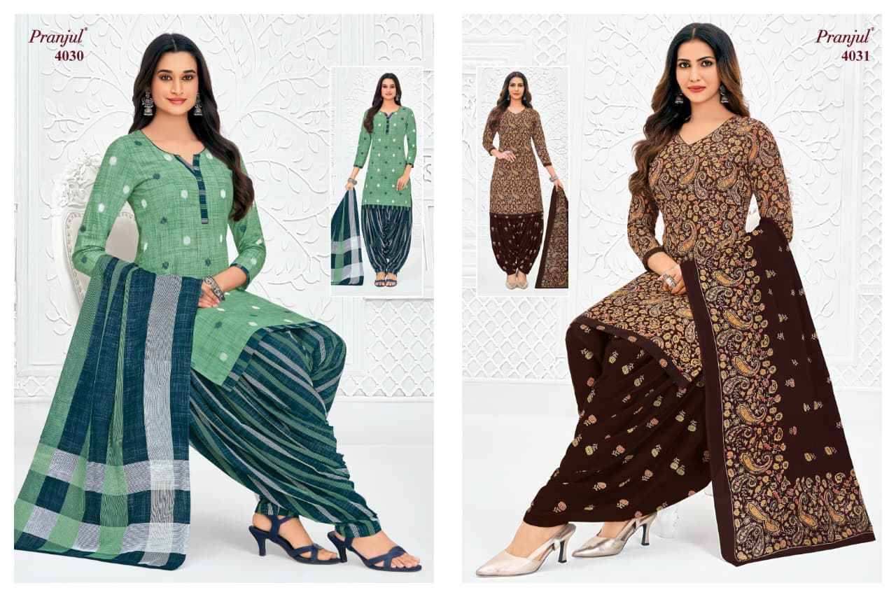 Pranjul Priyanshi Vol 40 Cotton Dress Material 36 pcs Catalog | Surat Wholesale Market
