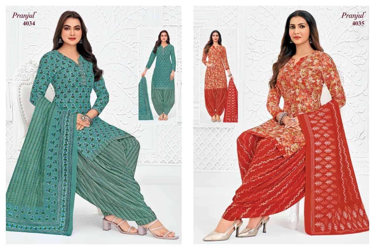 Pranjul Priyanshi Vol 40 Cotton Dress Material 36 pcs Catalog | Surat Wholesale Market