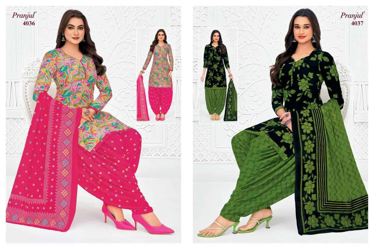 Pranjul Priyanshi Vol 40 Cotton Dress Material 36 pcs Catalog | Surat Wholesale Market