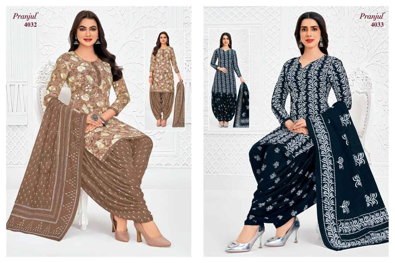 Pranjul Priyanshi Vol 40 Cotton Dress Material 36 pcs Catalog | Surat Wholesale Market