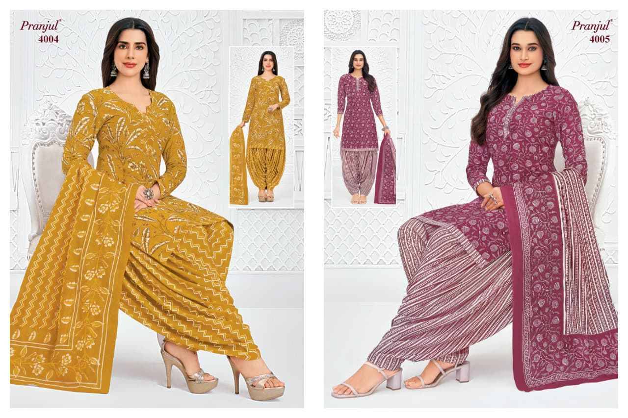 Pranjul Priyanshi Vol 40 Cotton Dress Material 36 pcs Catalog | Surat Wholesale Market