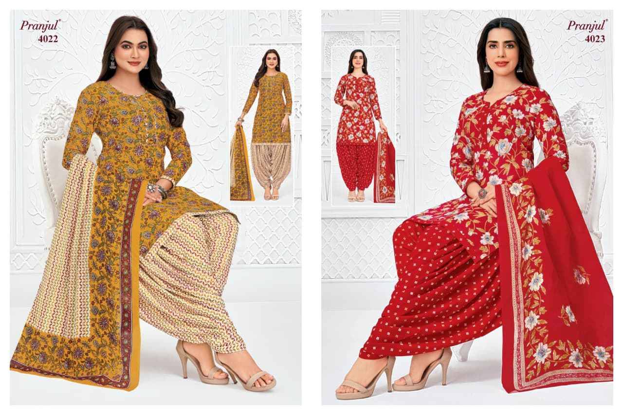 Pranjul Priyanshi Vol 40 Cotton Dress Material 36 pcs Catalog | Surat Wholesale Market