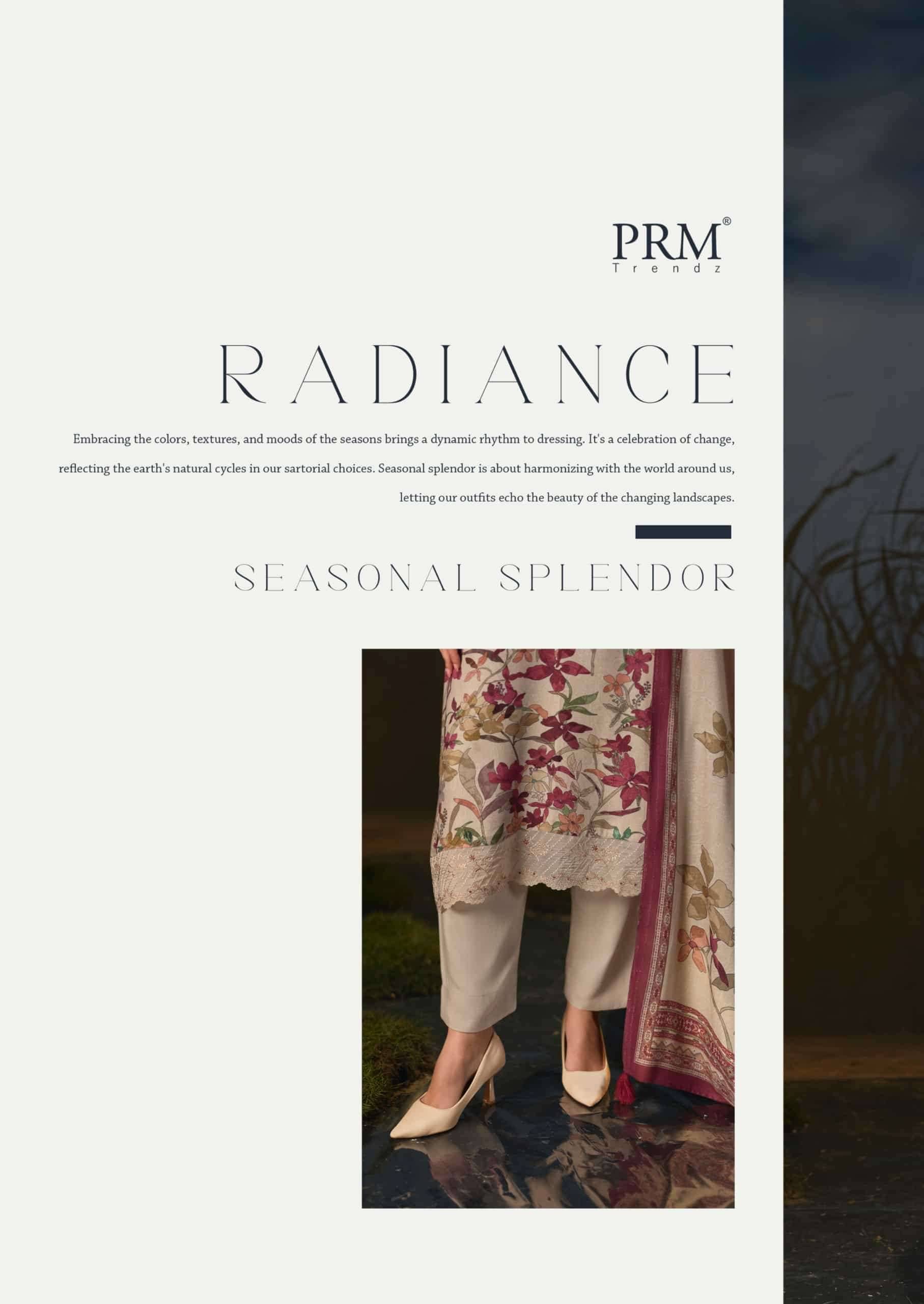 Prm Trendz Aester Pashmina Dress Material 6 Pcs Catalog