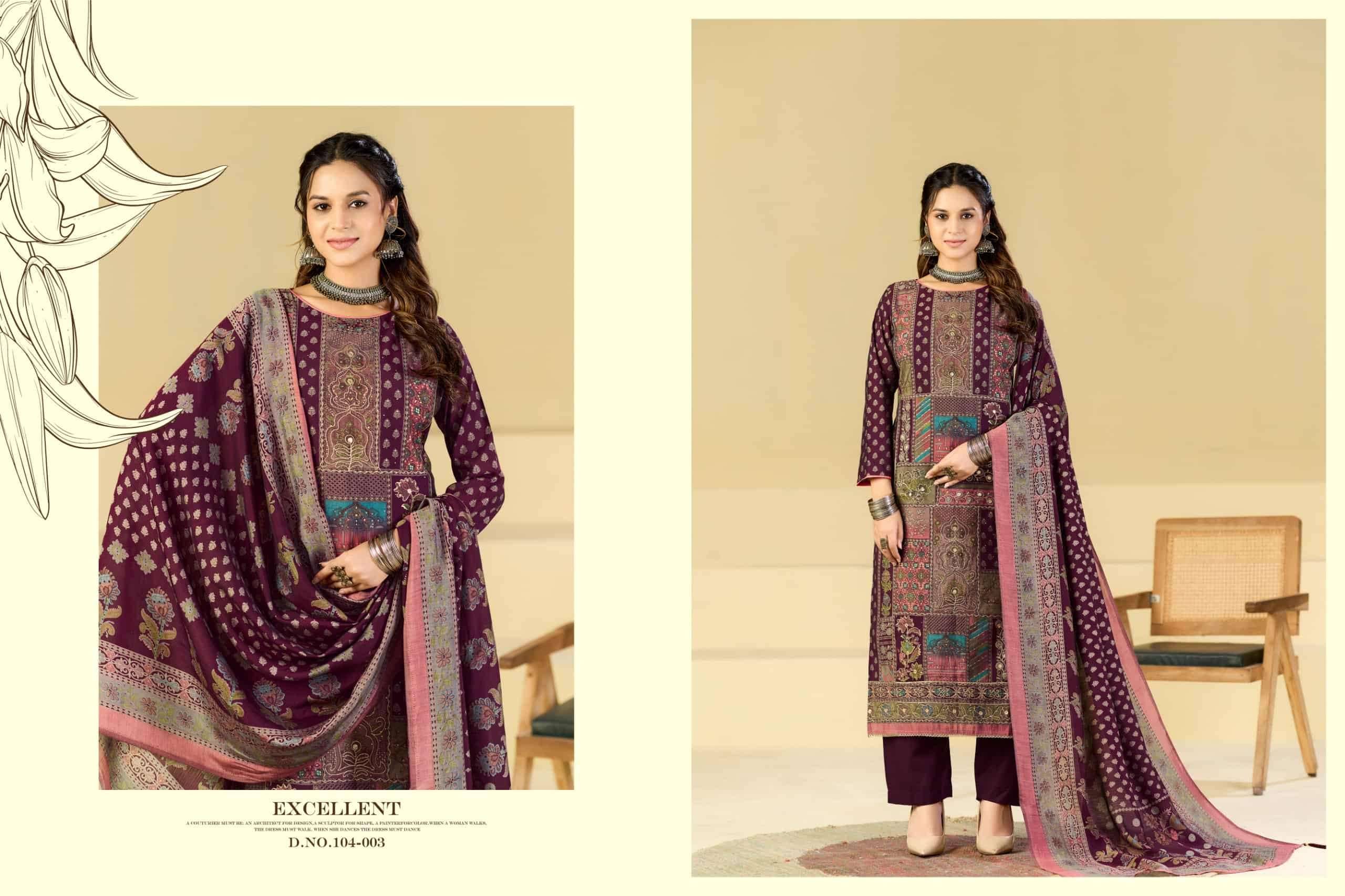 Radhika Azara Beauty Silk Vol 14 Muslin Dress Material 4 Pcs Catalog