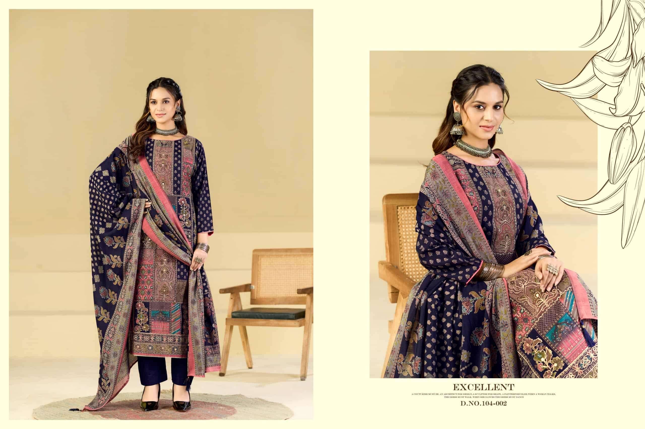 Radhika Azara Beauty Silk Vol 14 Muslin Dress Material 4 Pcs Catalog