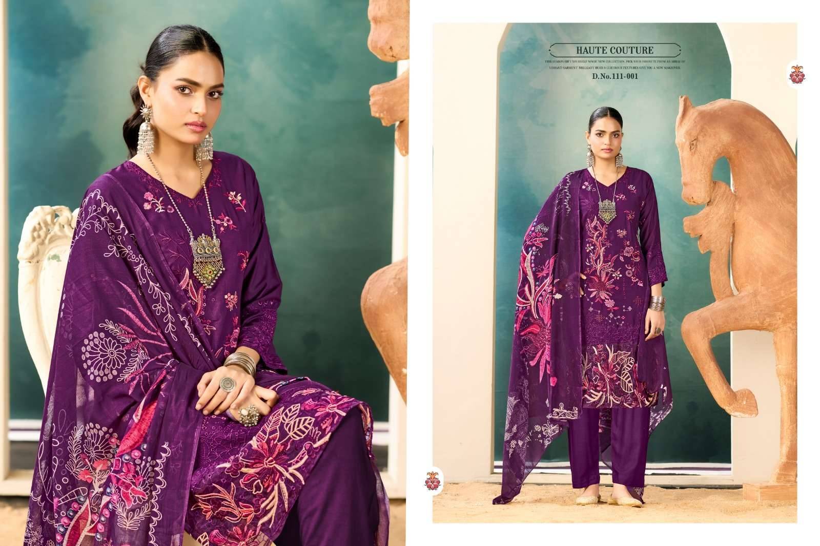 Radhika Azara Huda Ladies Dress Material 4 Pcs Catalog