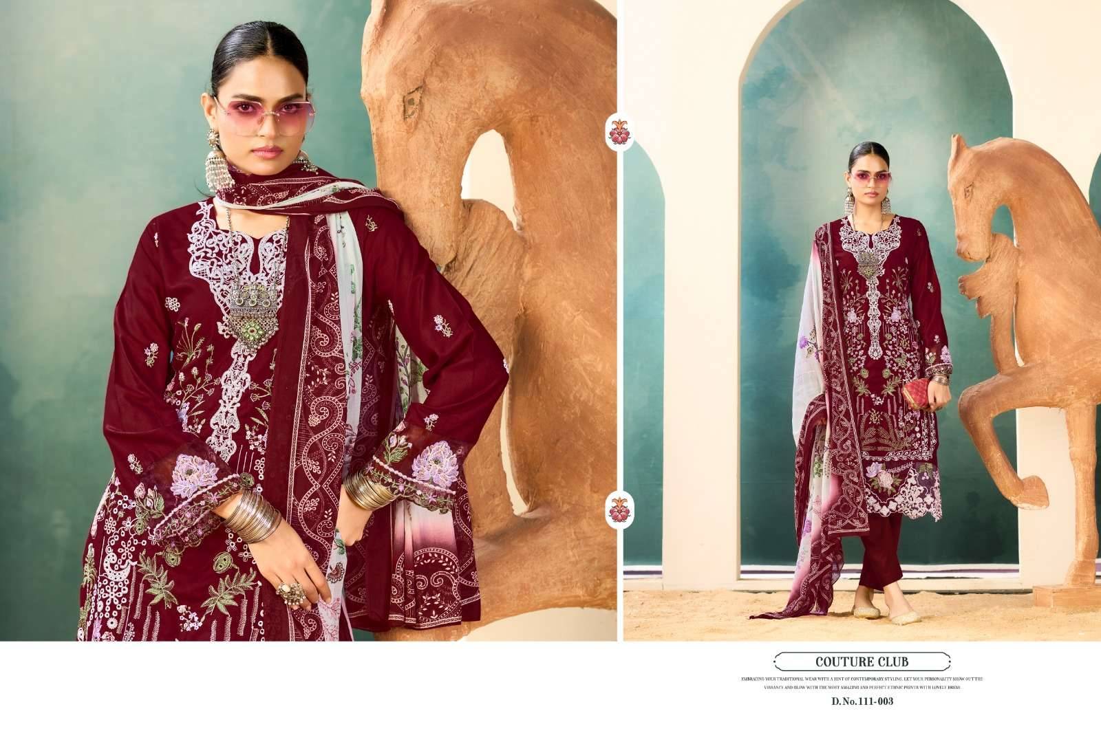 Radhika Azara Huda Ladies Dress Material 4 Pcs Catalog