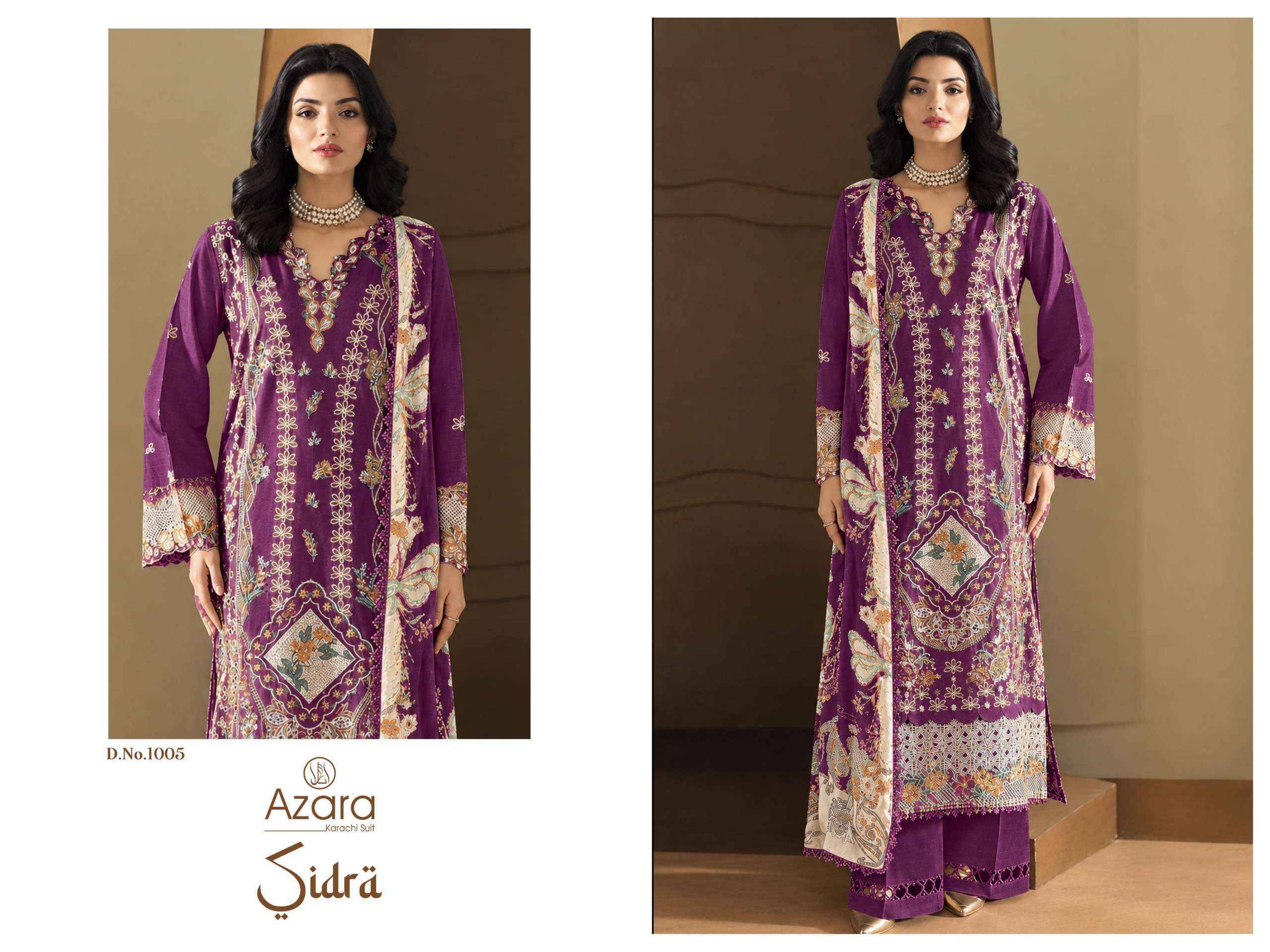 Radhika Fashion Azara Sidra Cotton Salwar Suit Surat Wholesalers 8 Pcs Catalog 