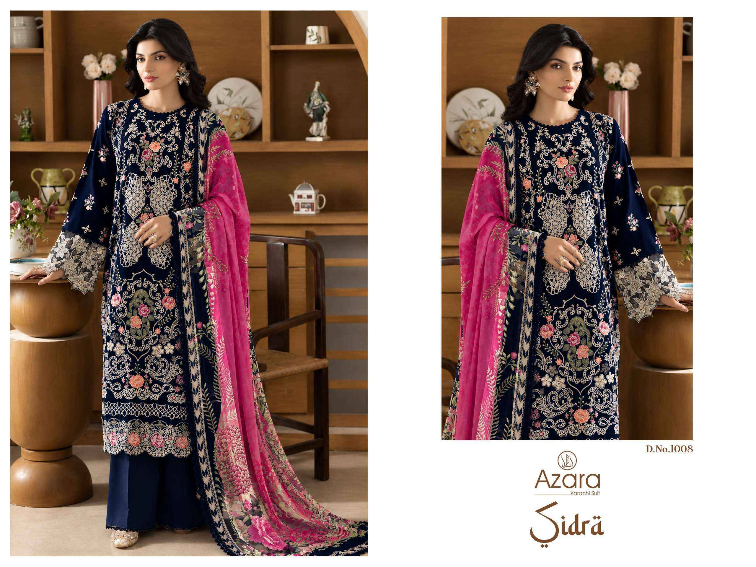 Radhika Fashion Azara Sidra Cotton Salwar Suit Surat Wholesalers 8 Pcs Catalog 