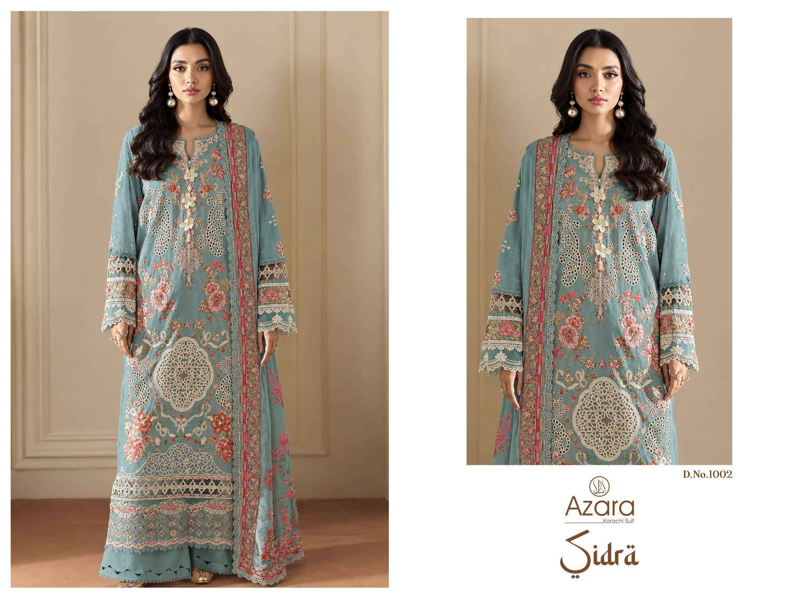 Radhika Fashion Azara Sidra Cotton Salwar Suit Surat Wholesalers 8 Pcs Catalog 