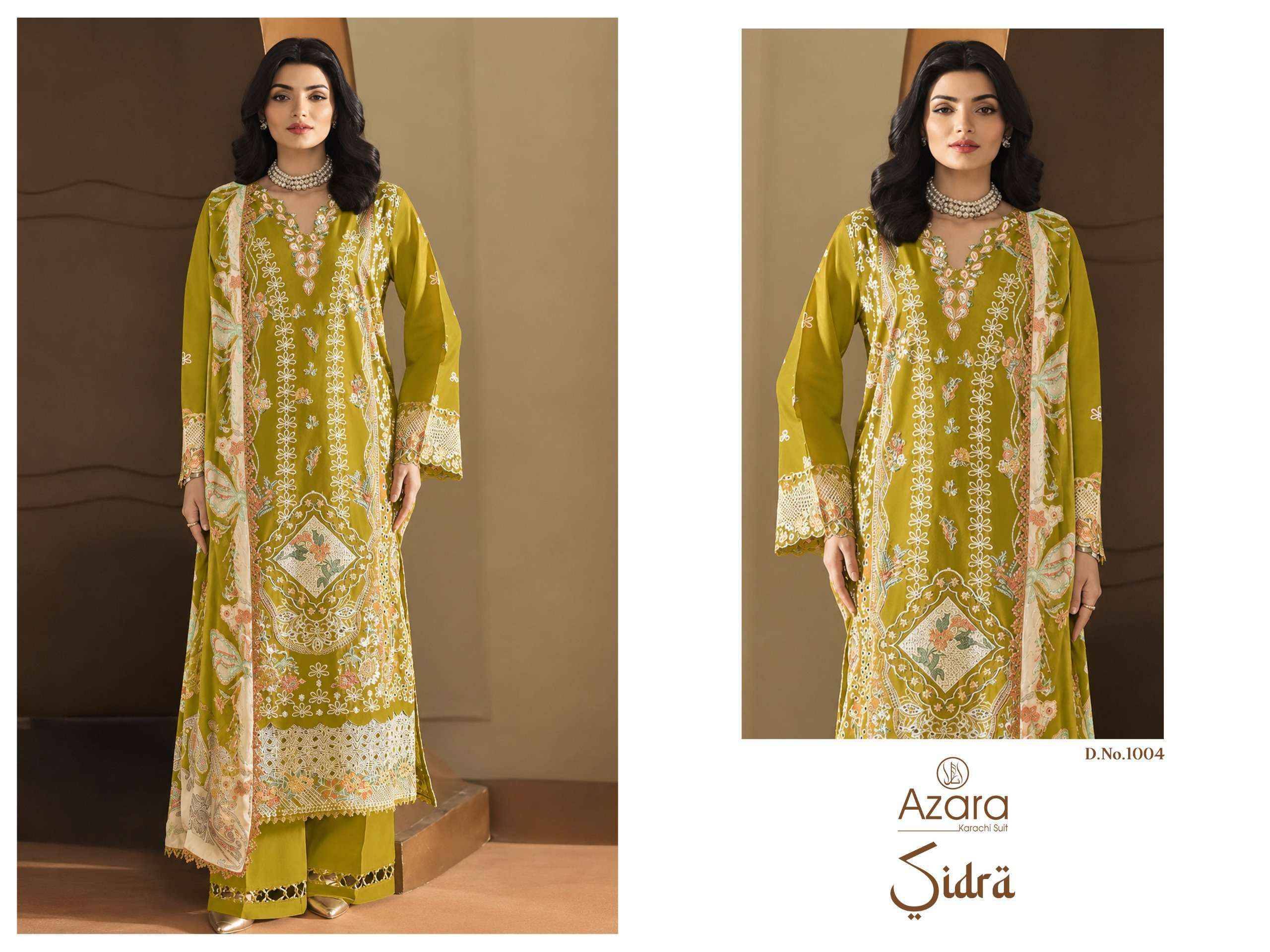 Radhika Fashion Azara Sidra Cotton Salwar Suit Surat Wholesalers 8 Pcs Catalog 
