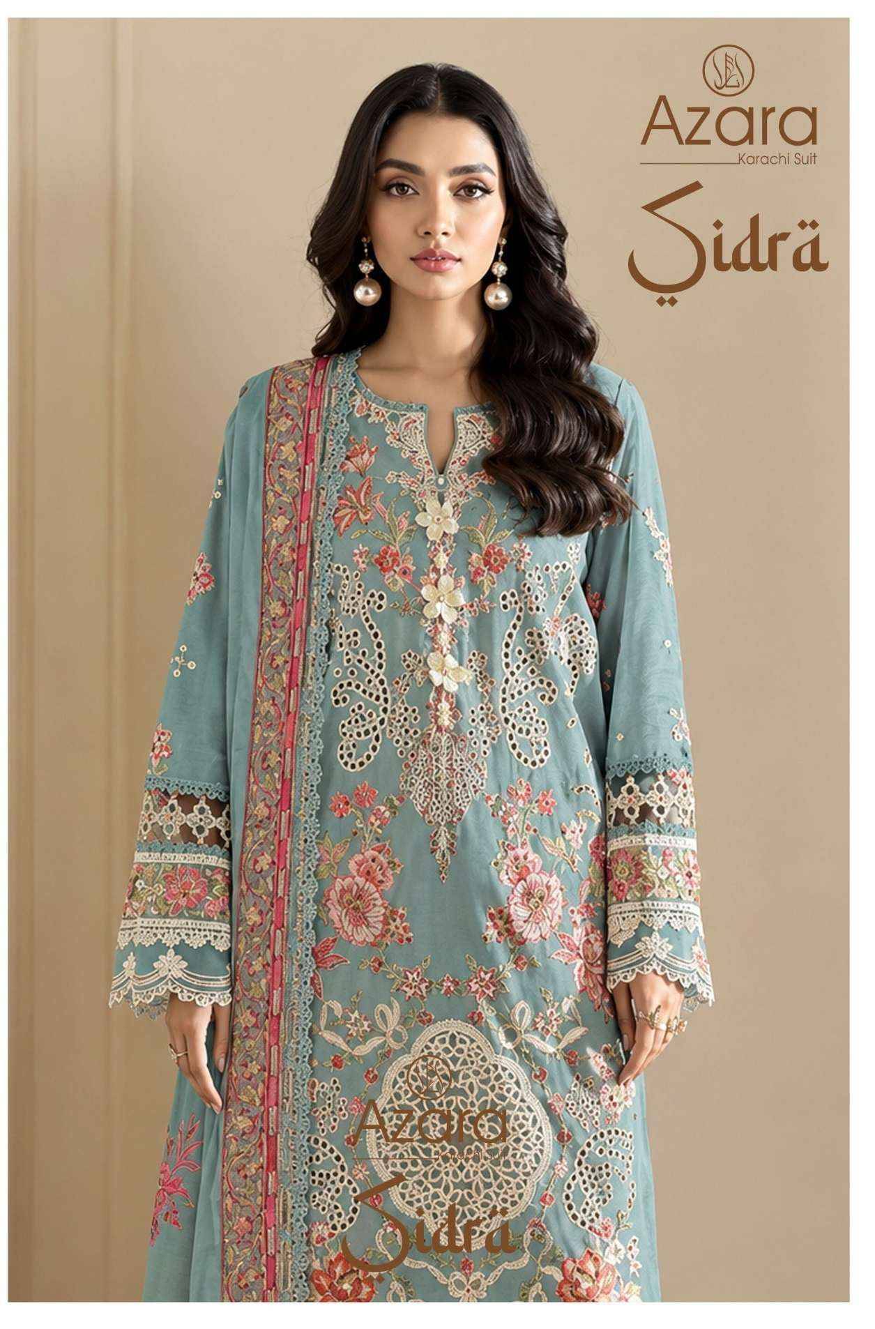 Radhika Fashion Azara Sidra Cotton Salwar Suit Surat Wholesalers 8 Pcs Catalog 