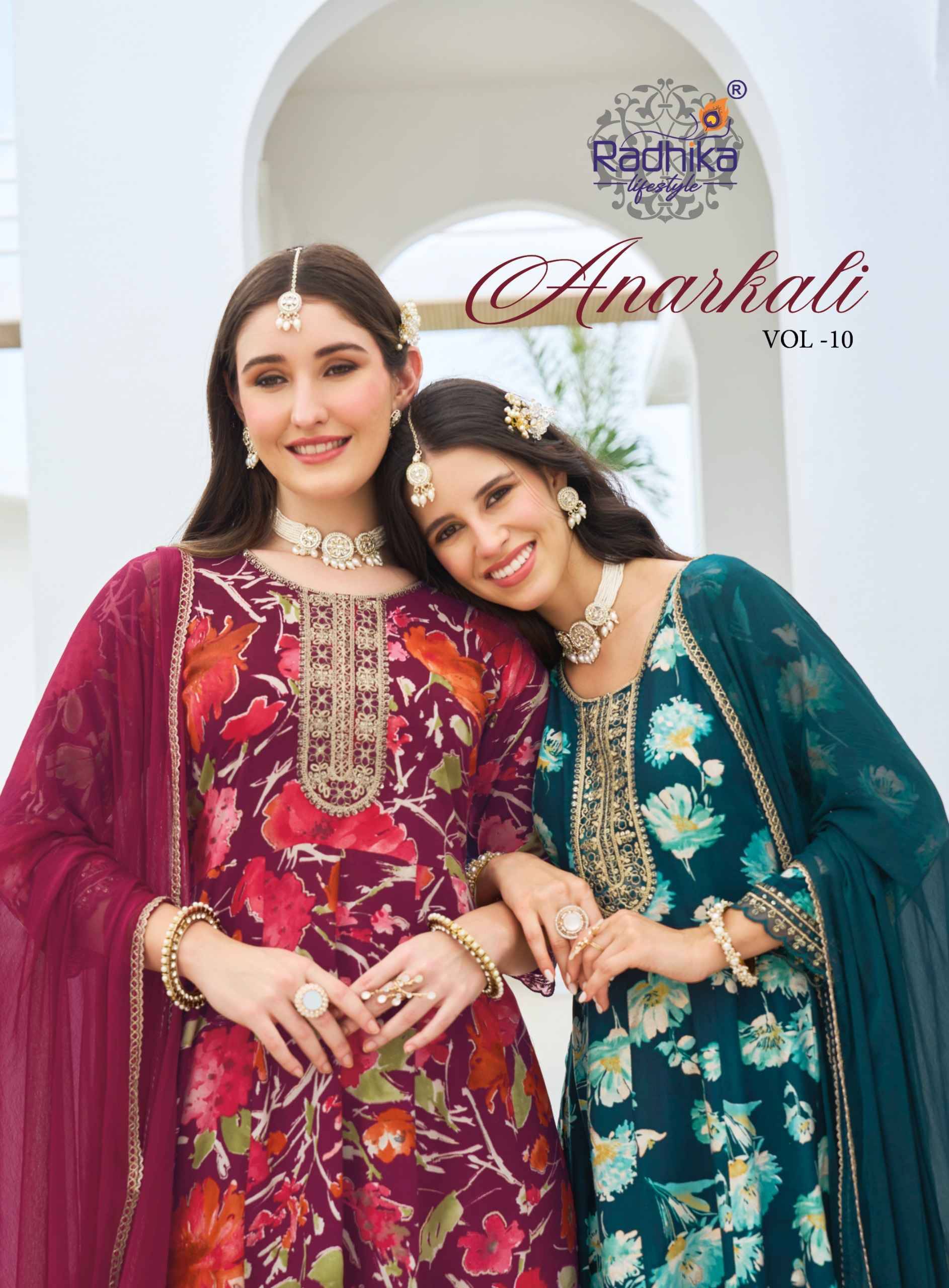 Radhika Lifestyle Anarkali Vol 10 Reyon Collection 6 pcs Catalog