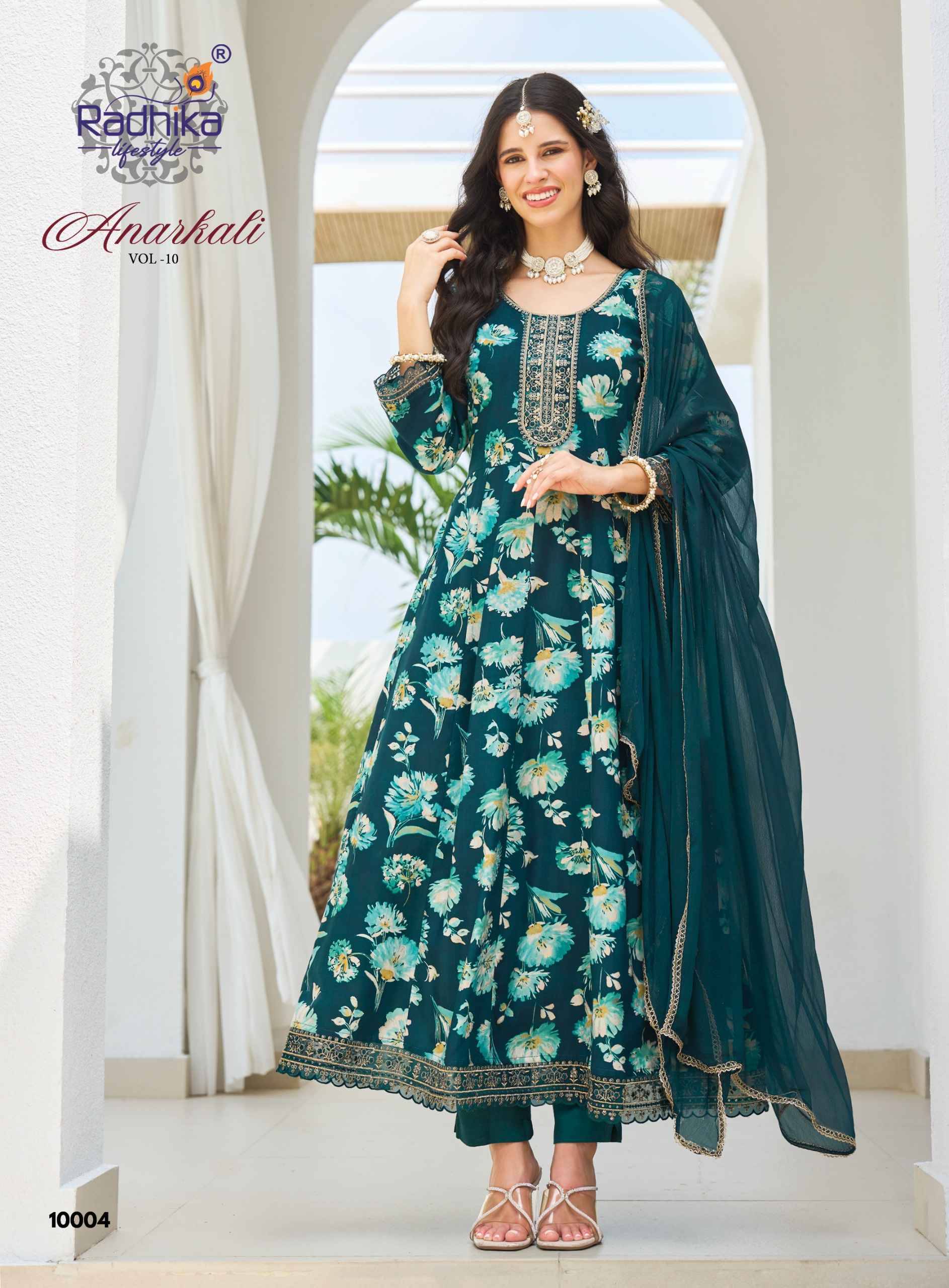 Radhika Lifestyle Anarkali Vol 10 Reyon Collection 6 pcs Catalog