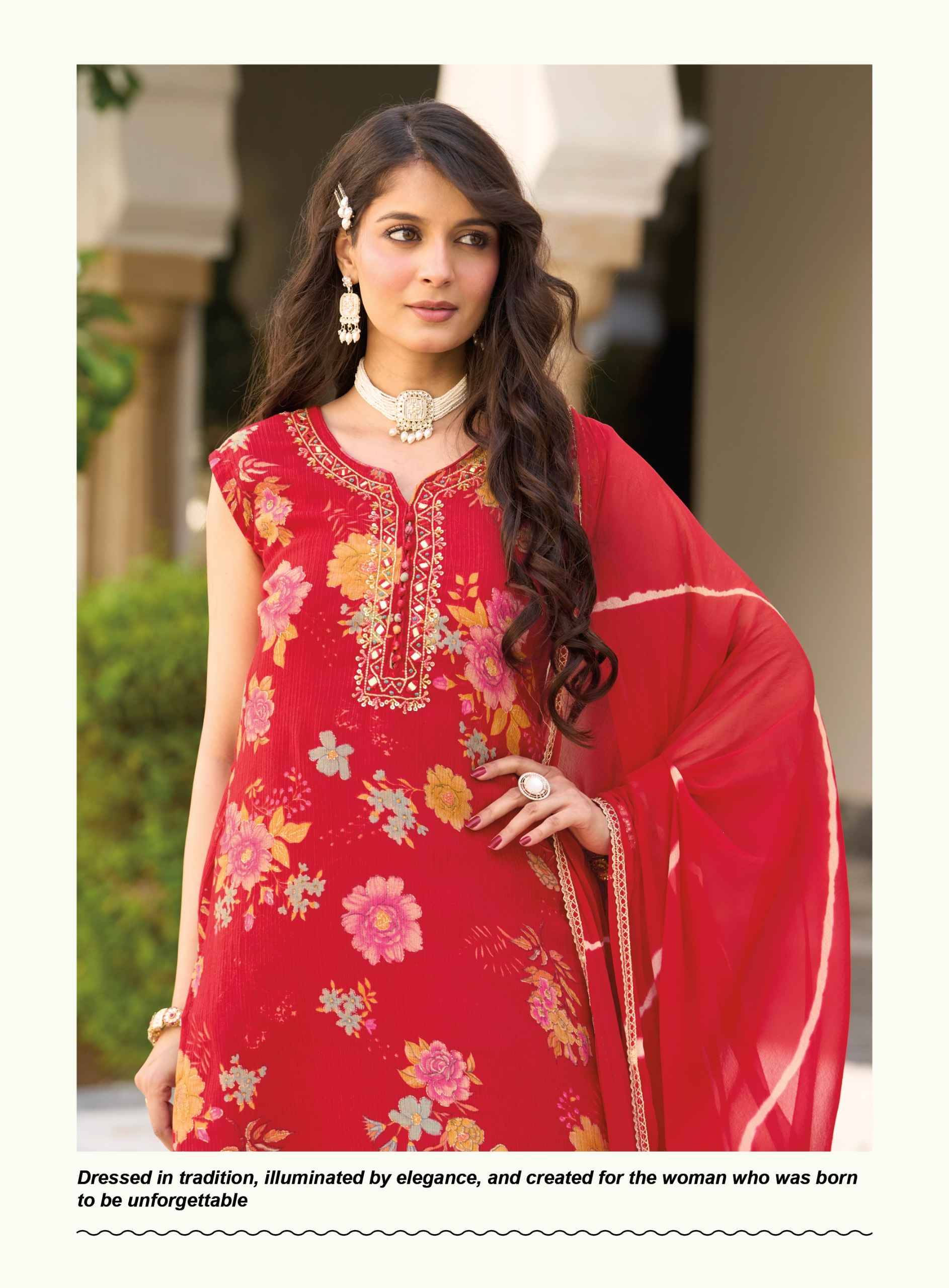 Radhika Lifestyle Glam Look Vol 4 Milano Silk Kurti Combo 6 pcs Catalog