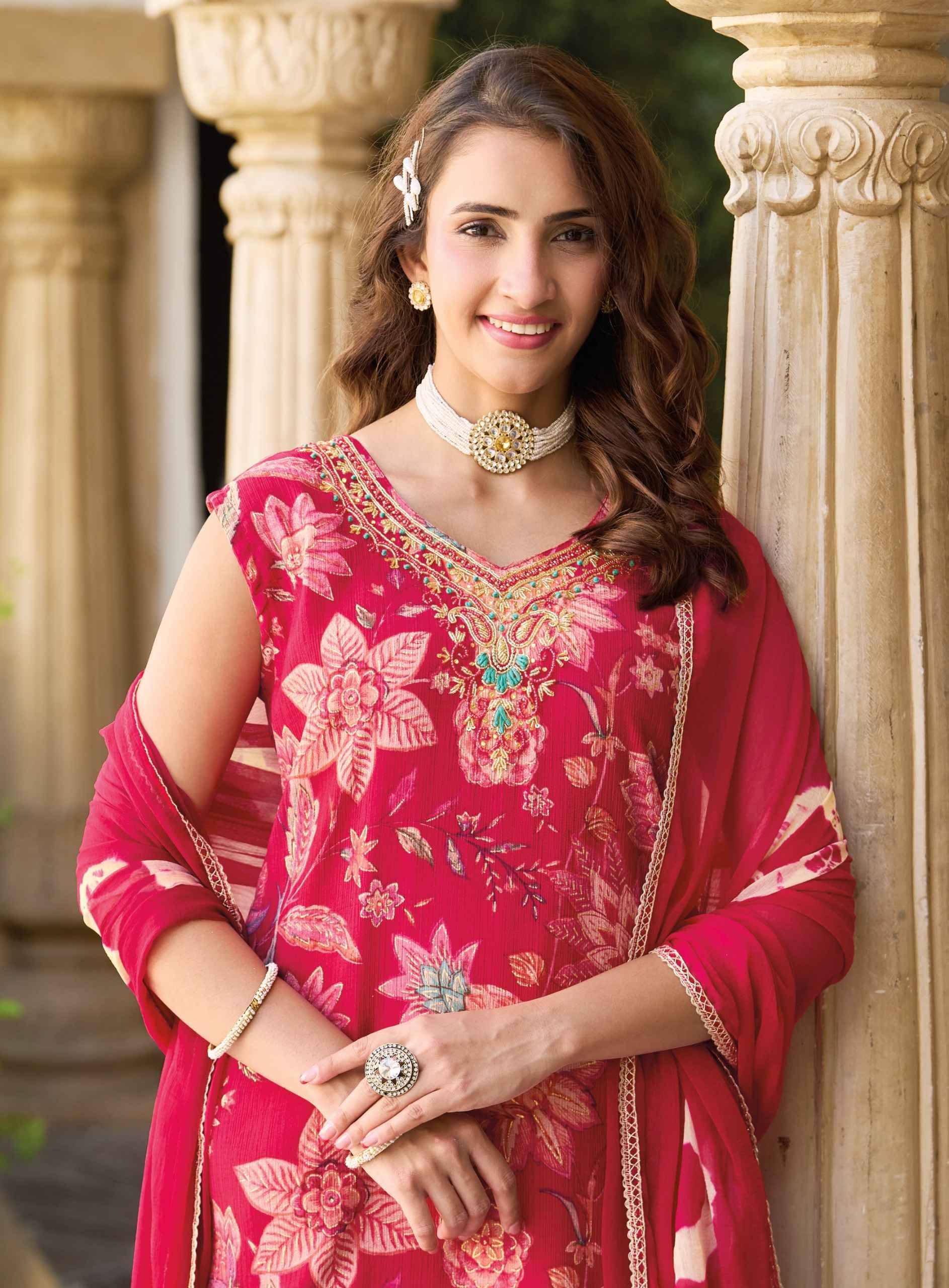 Radhika Lifestyle Glam Look Vol 4 Milano Silk Kurti Combo 6 pcs Catalog