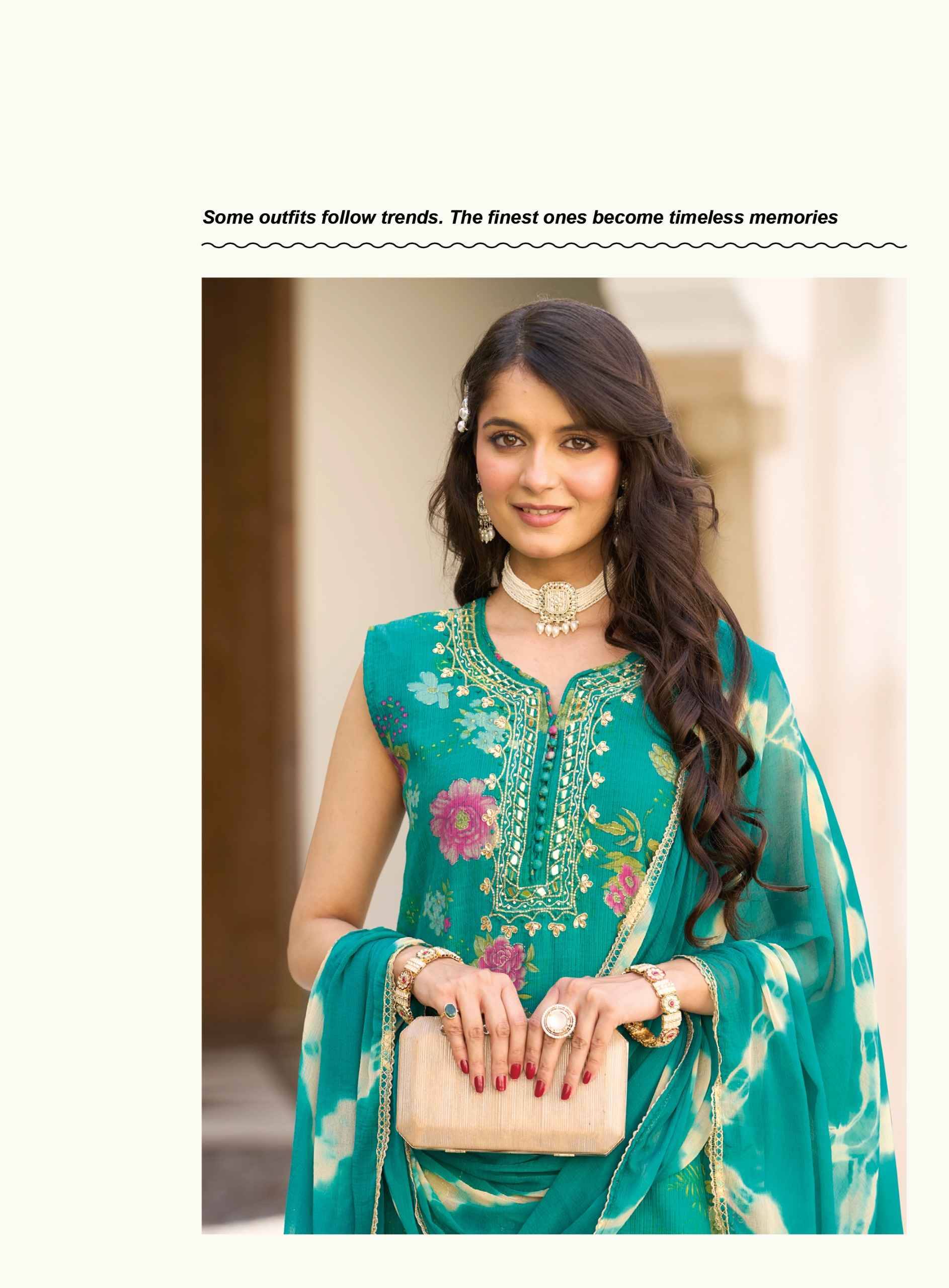 Radhika Lifestyle Glam Look Vol 4 Milano Silk Kurti Combo 6 pcs Catalog