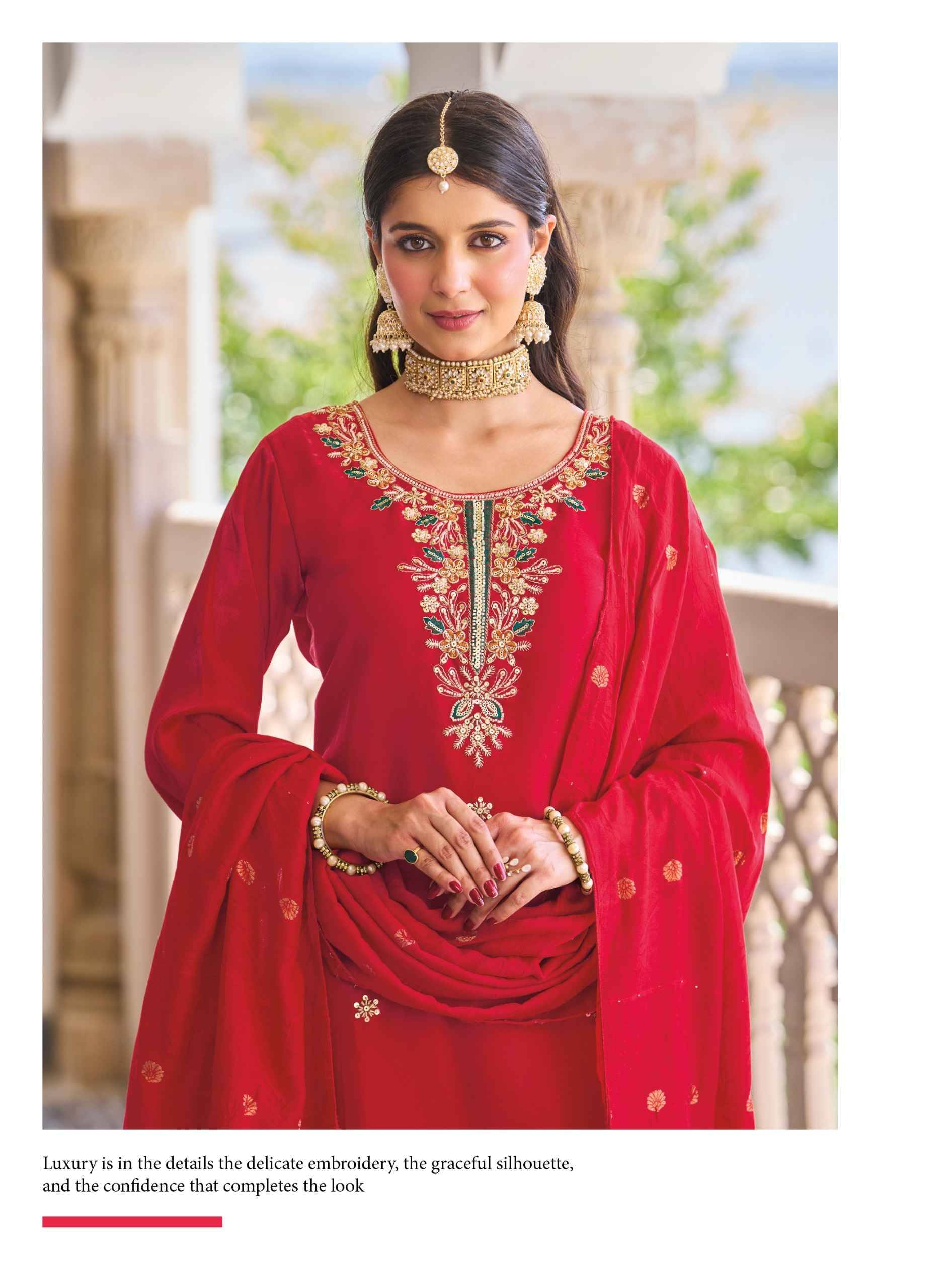 Radhika Lifestyle Priyanshi Vol 1 Roman Glass Silk Kurti Combo 6 pcs Catalog