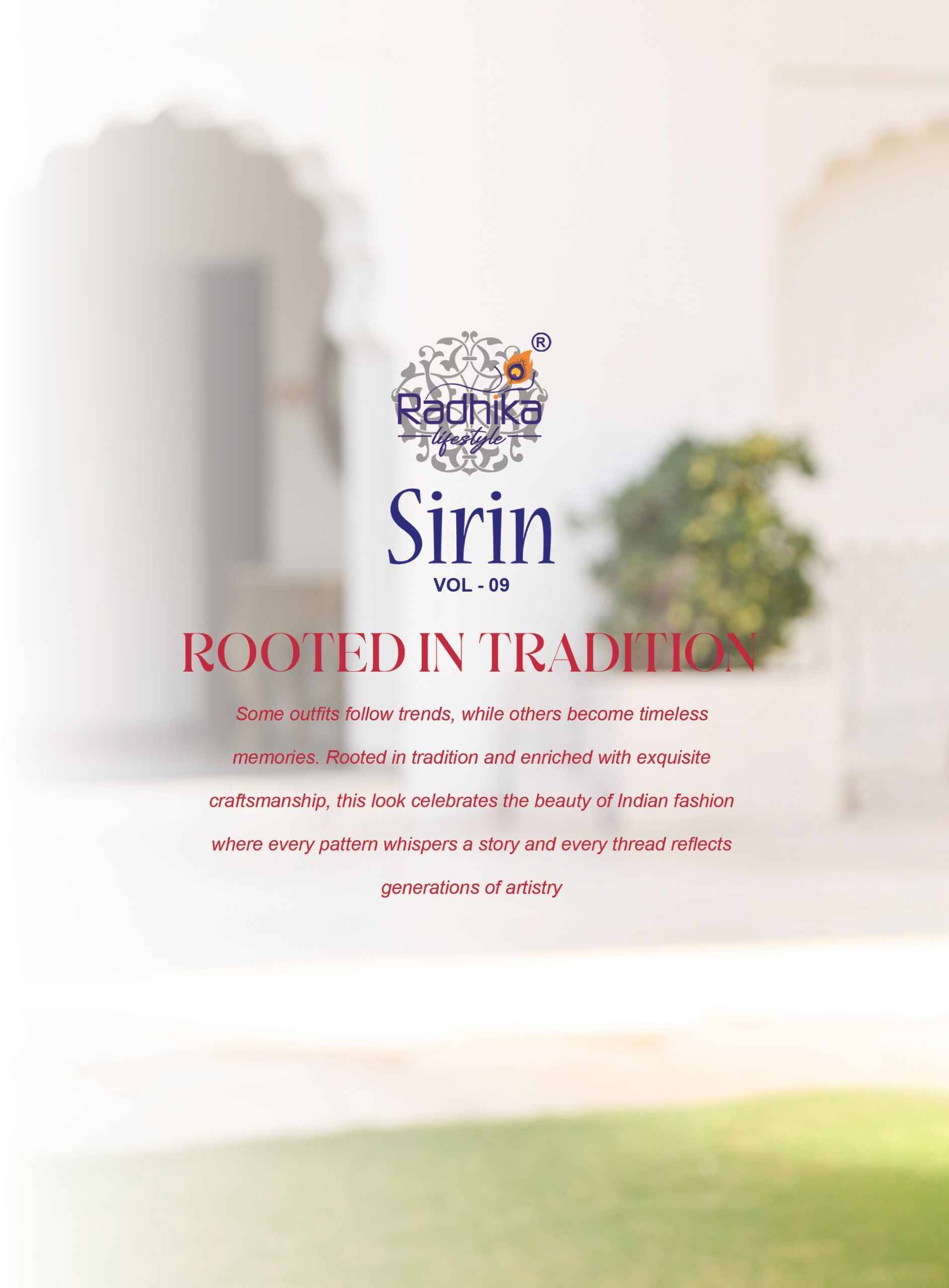 Radhika Lifestyle Sirin Vol 9 Vertican Foil Readymade Suits 8 pcs Catalog | Wholesale Kurti market