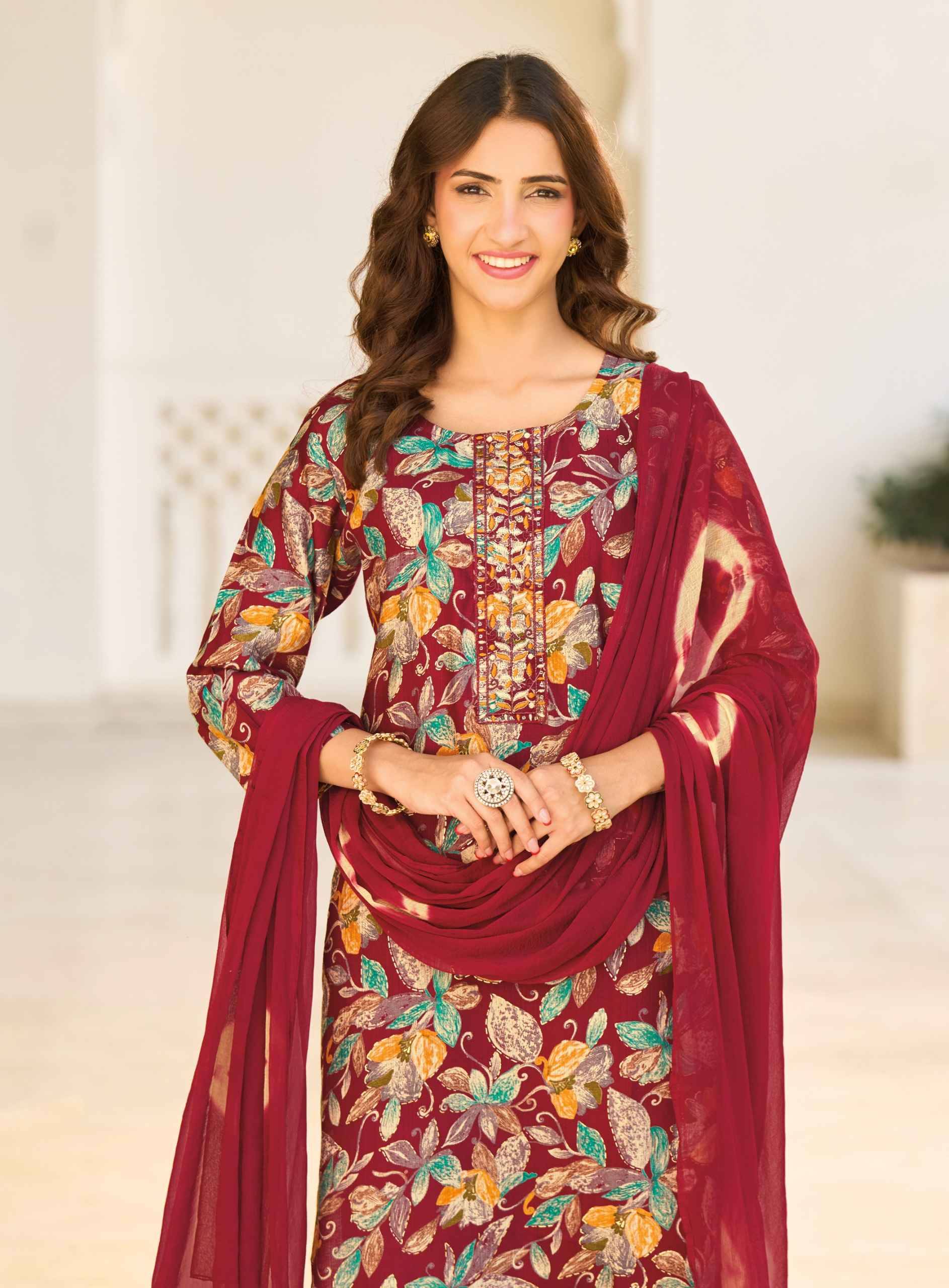 Radhika Lifestyle Sirin Vol 9 Vertican Foil Readymade Suits 8 pcs Catalog | Wholesale Kurti market