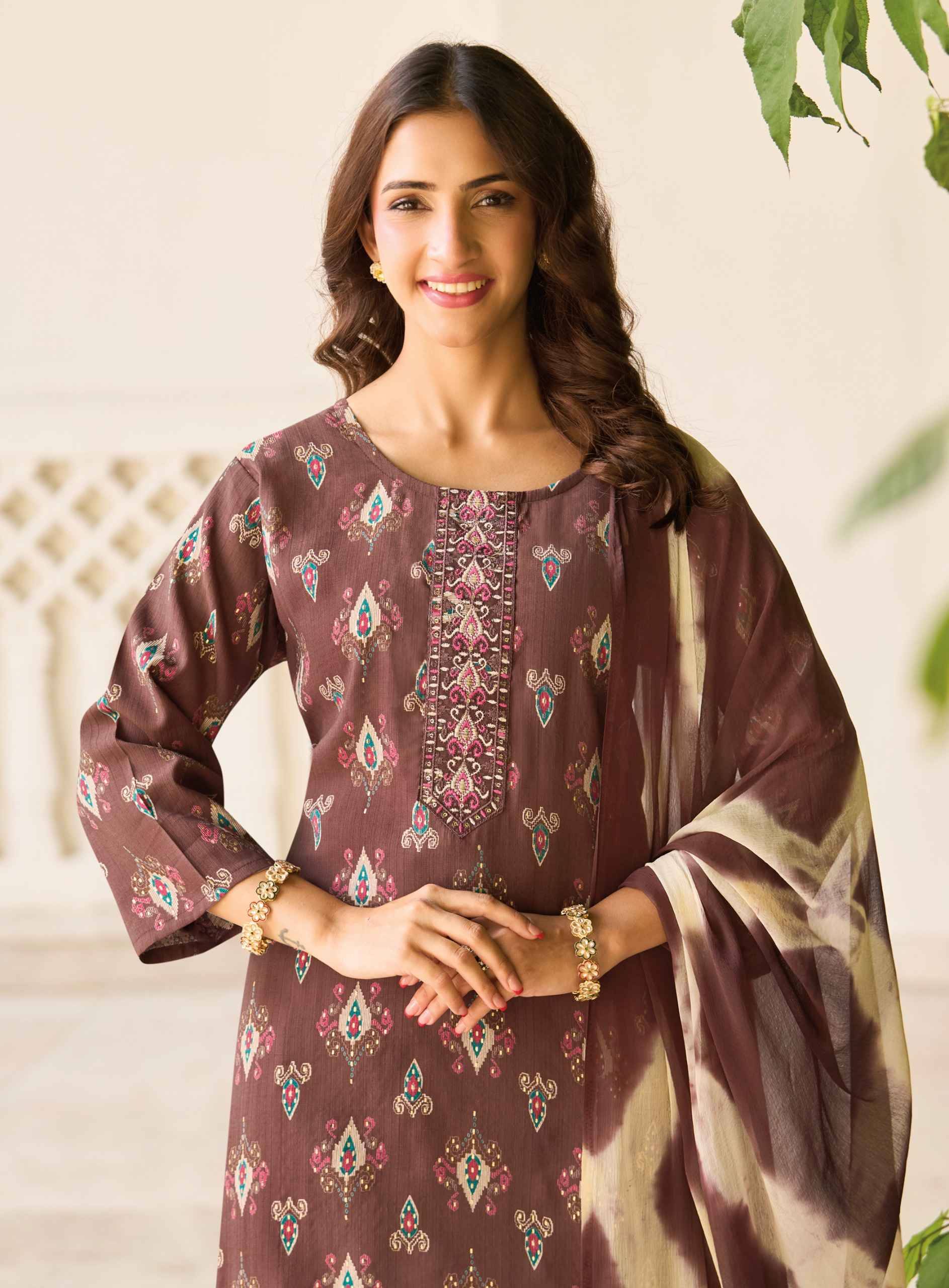 Radhika Lifestyle Sirin Vol 9 Vertican Foil Readymade Suits 8 pcs Catalog | Wholesale Kurti market
