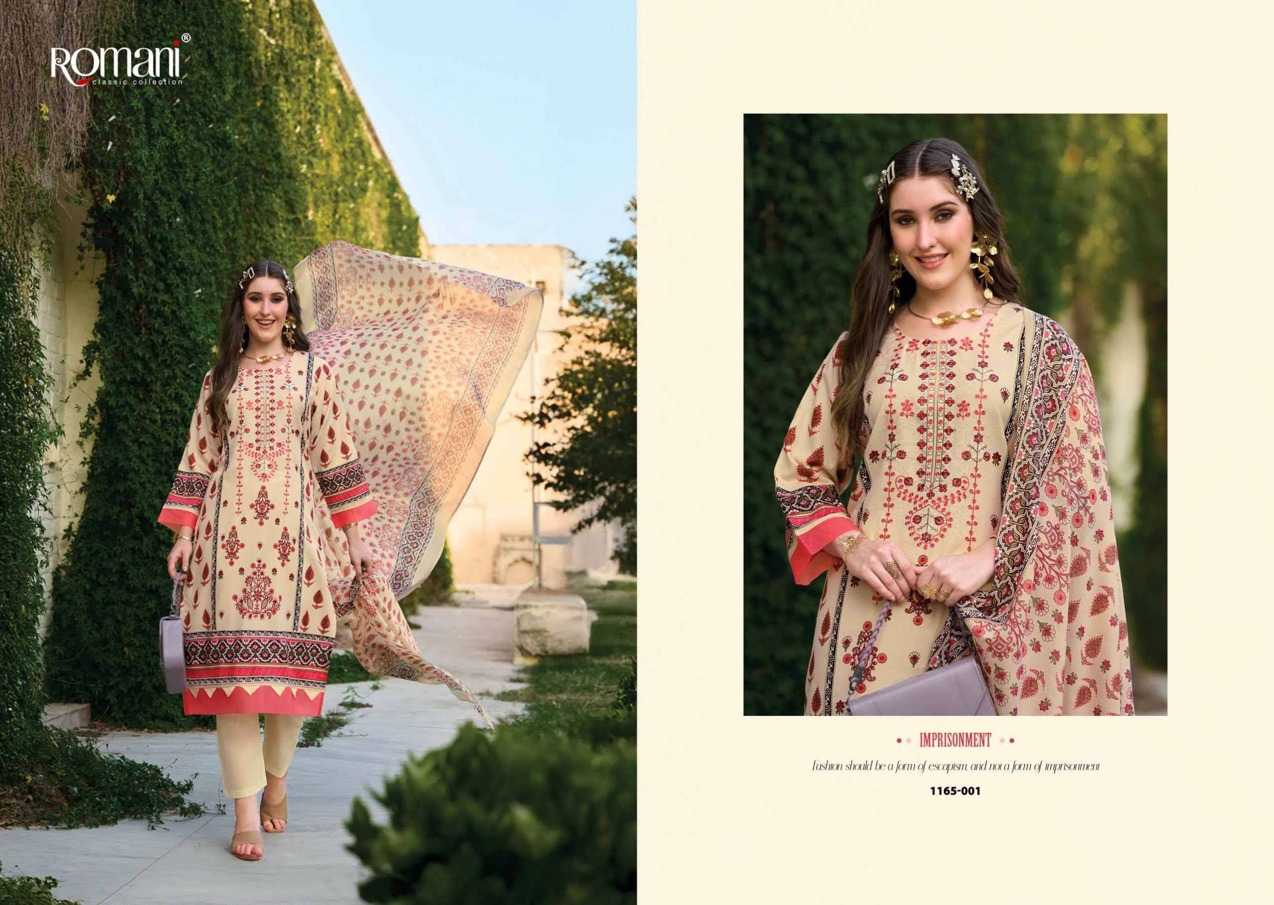 Romani Bin Kareem Vol 7 Cotton Dress Material 8 pcs Catalog