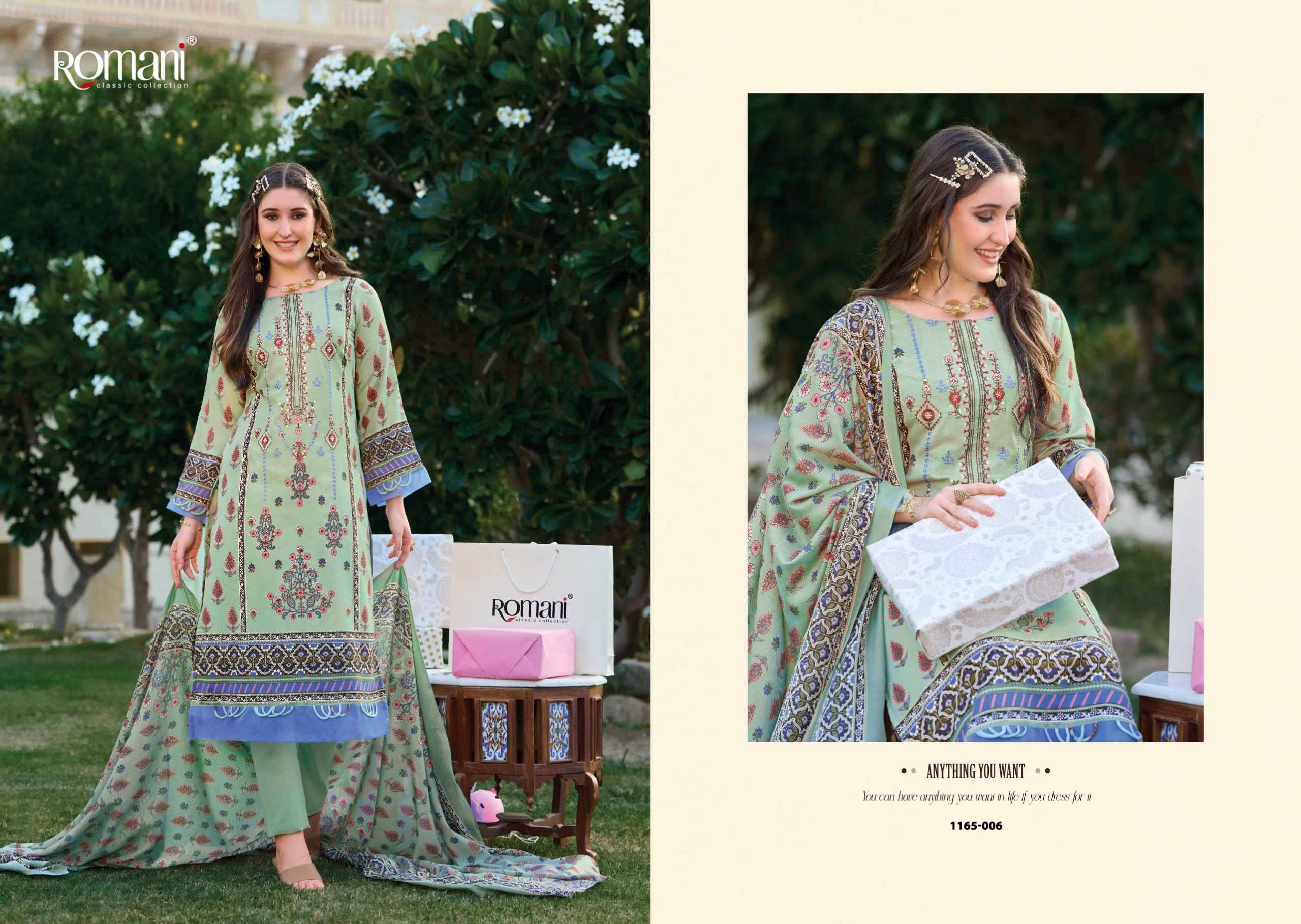 Romani Bin Kareem Vol 7 Cotton Dress Material 8 pcs Catalog