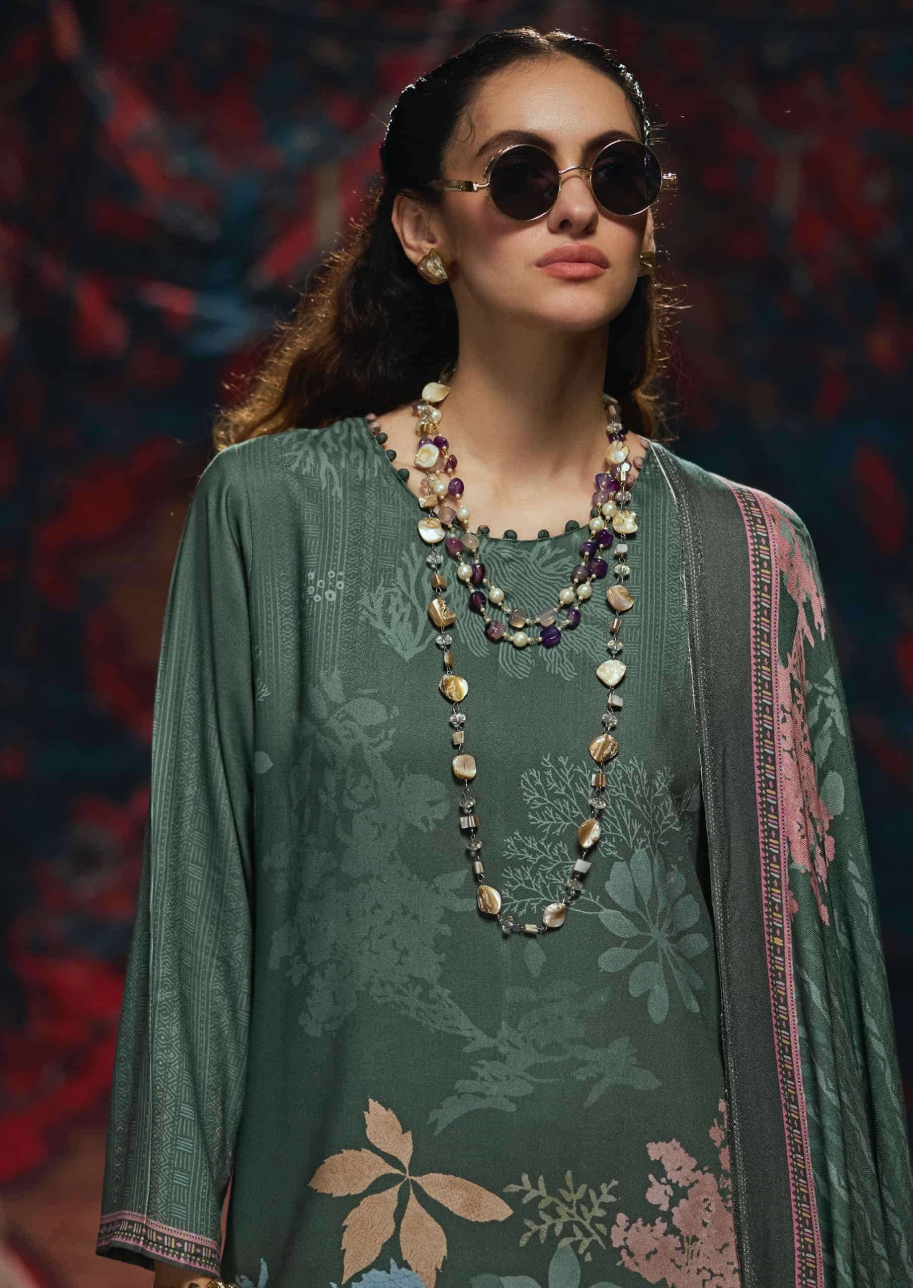 Sadhana Vivid Pashmina Salwar Suit 6 Pcs Catalog | Wholesale Market Surat