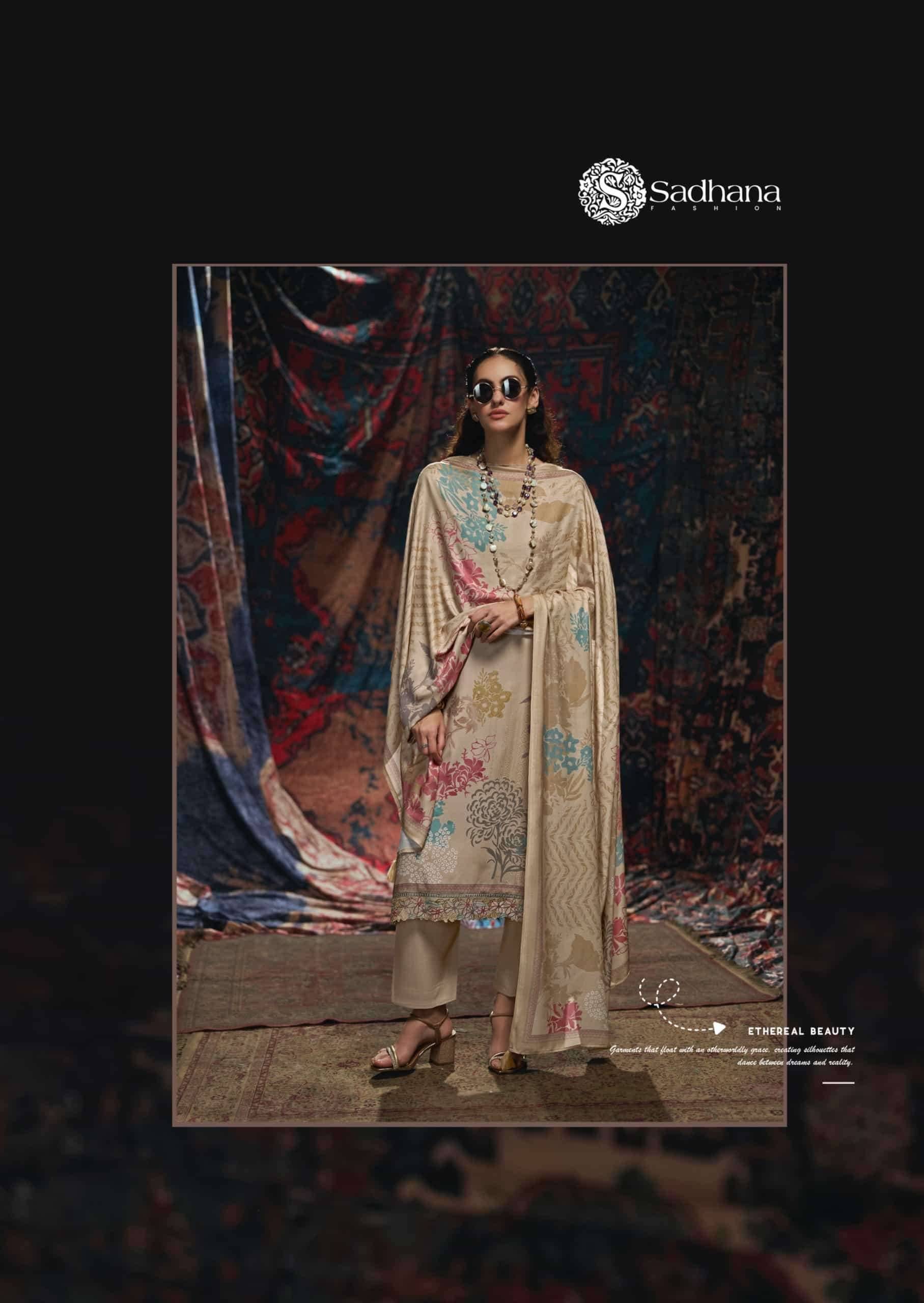 Sadhana Vivid Pashmina Salwar Suit 6 Pcs Catalog | Wholesale Market Surat
