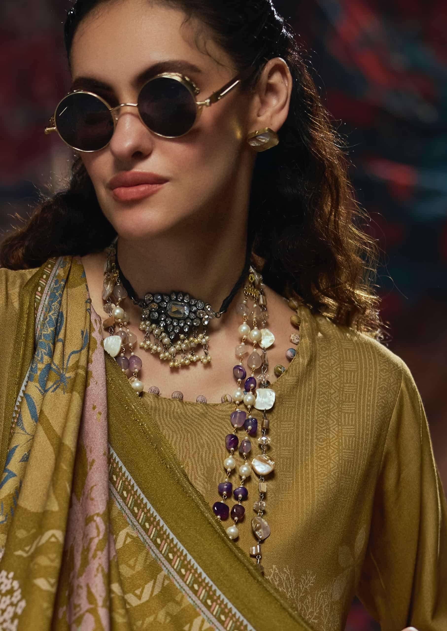 Sadhana Vivid Pashmina Salwar Suit 6 Pcs Catalog | Wholesale Market Surat