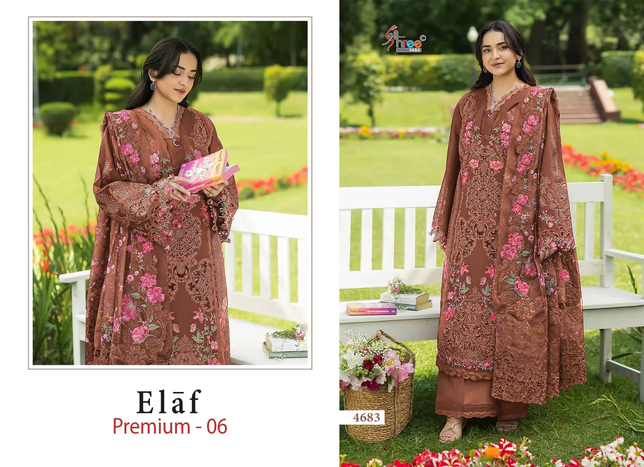 Shree Fabs Elaf Premium Vol 6 Cotton Dress Material 6 pcs Catalog