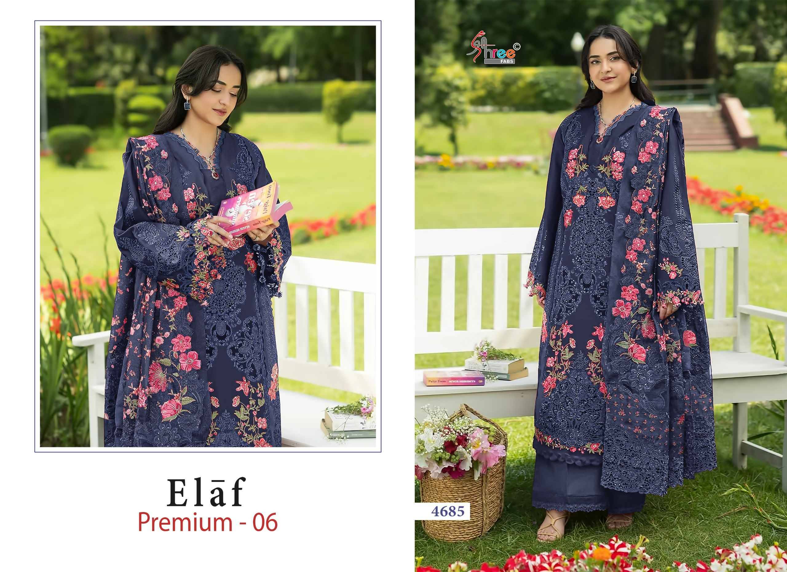 Shree Fabs Elaf Premium Vol 6 Cotton Dress Material 6 pcs Catalog