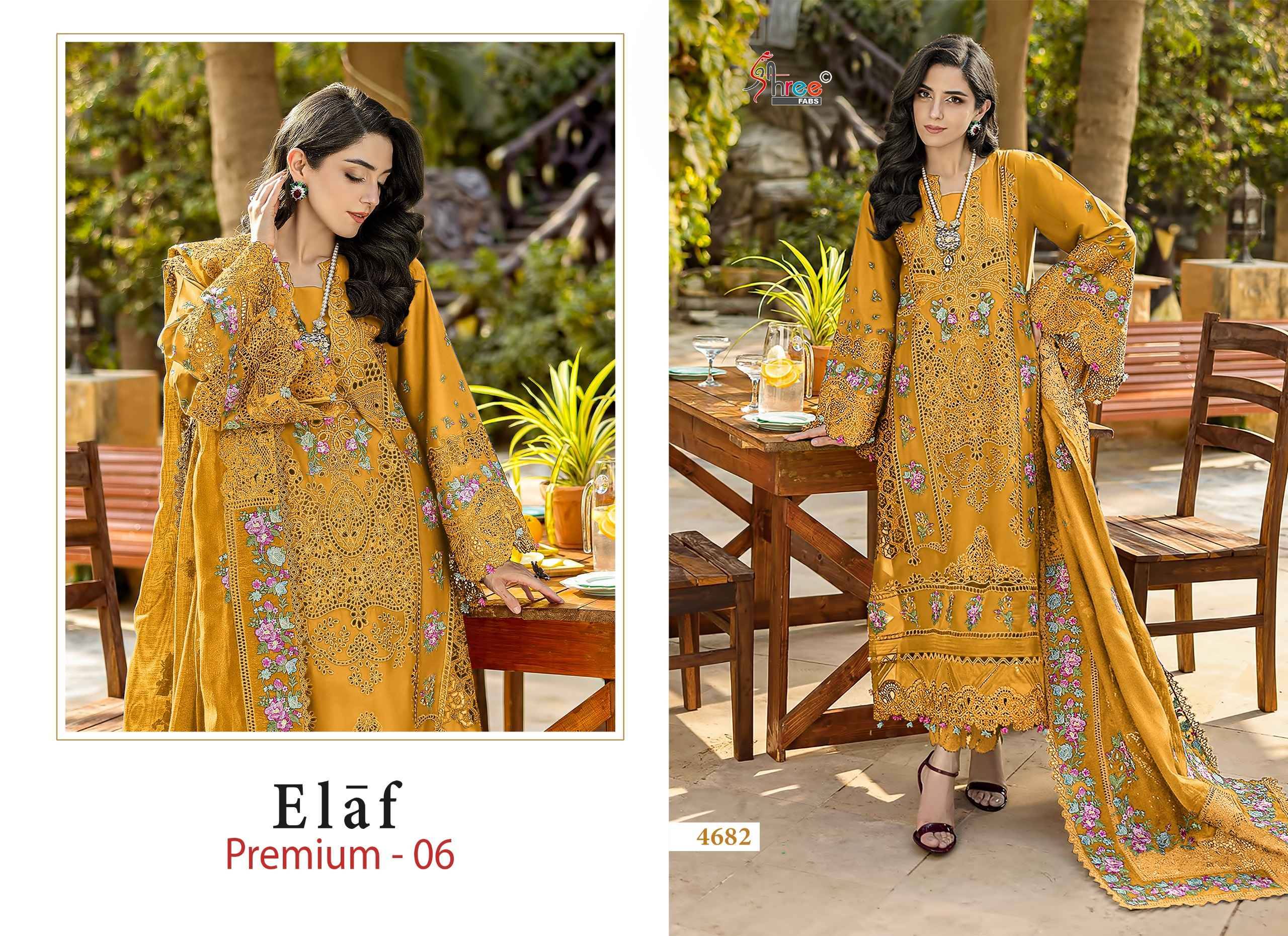 Shree Fabs Elaf Premium Vol 6 Cotton Dress Material 6 pcs Catalog