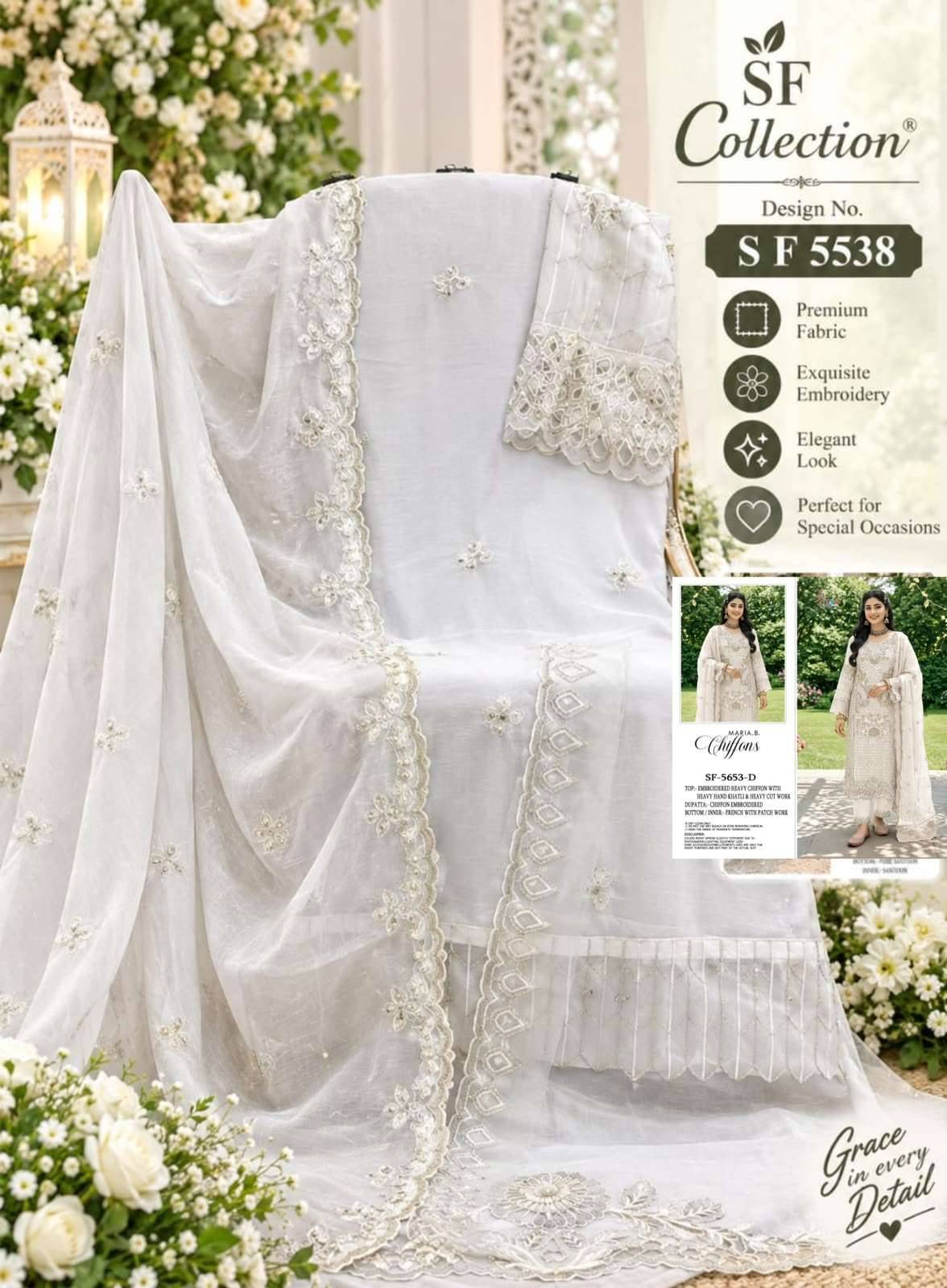 Shree Fabs Sf 5653 Abcd Party Wear Style Pakistani Salwar Kameez _ Surat Wholesale Market 4 Pcs Catalog 