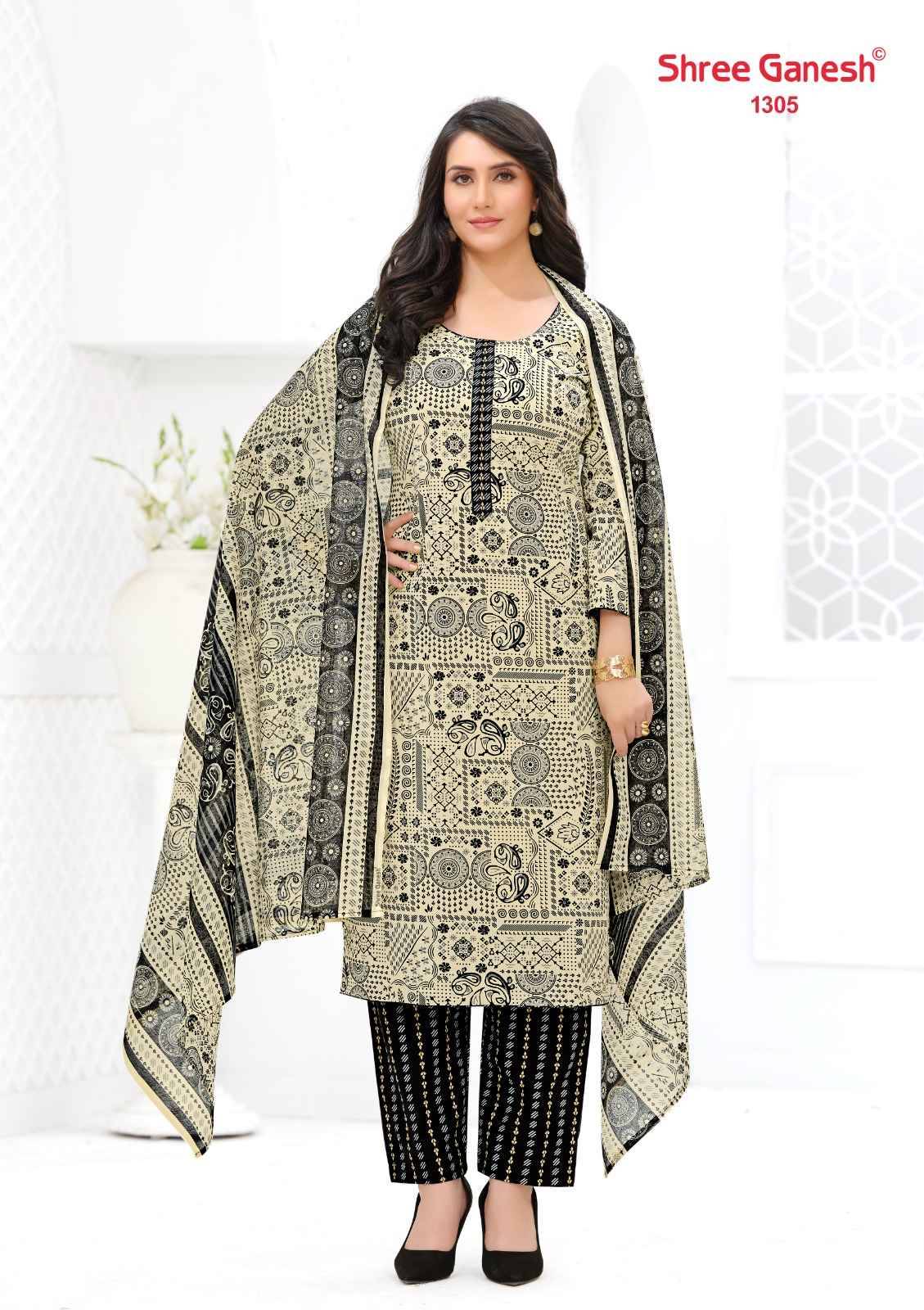 Shree Ganesh Ajrak Vol 3 Readymade Cotton Suits 12 pcs Catalog | Wholesale Surat Market