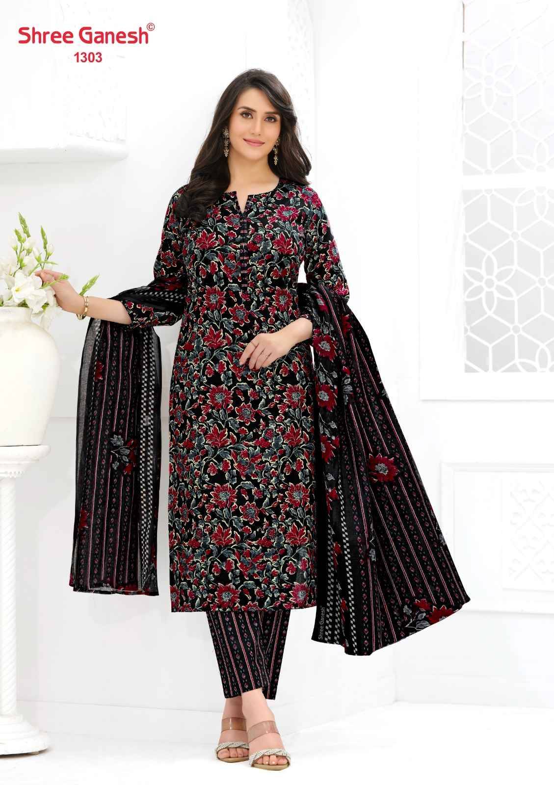 Shree Ganesh Ajrak Vol 3 Readymade Cotton Suits 12 pcs Catalog | Wholesale Surat Market