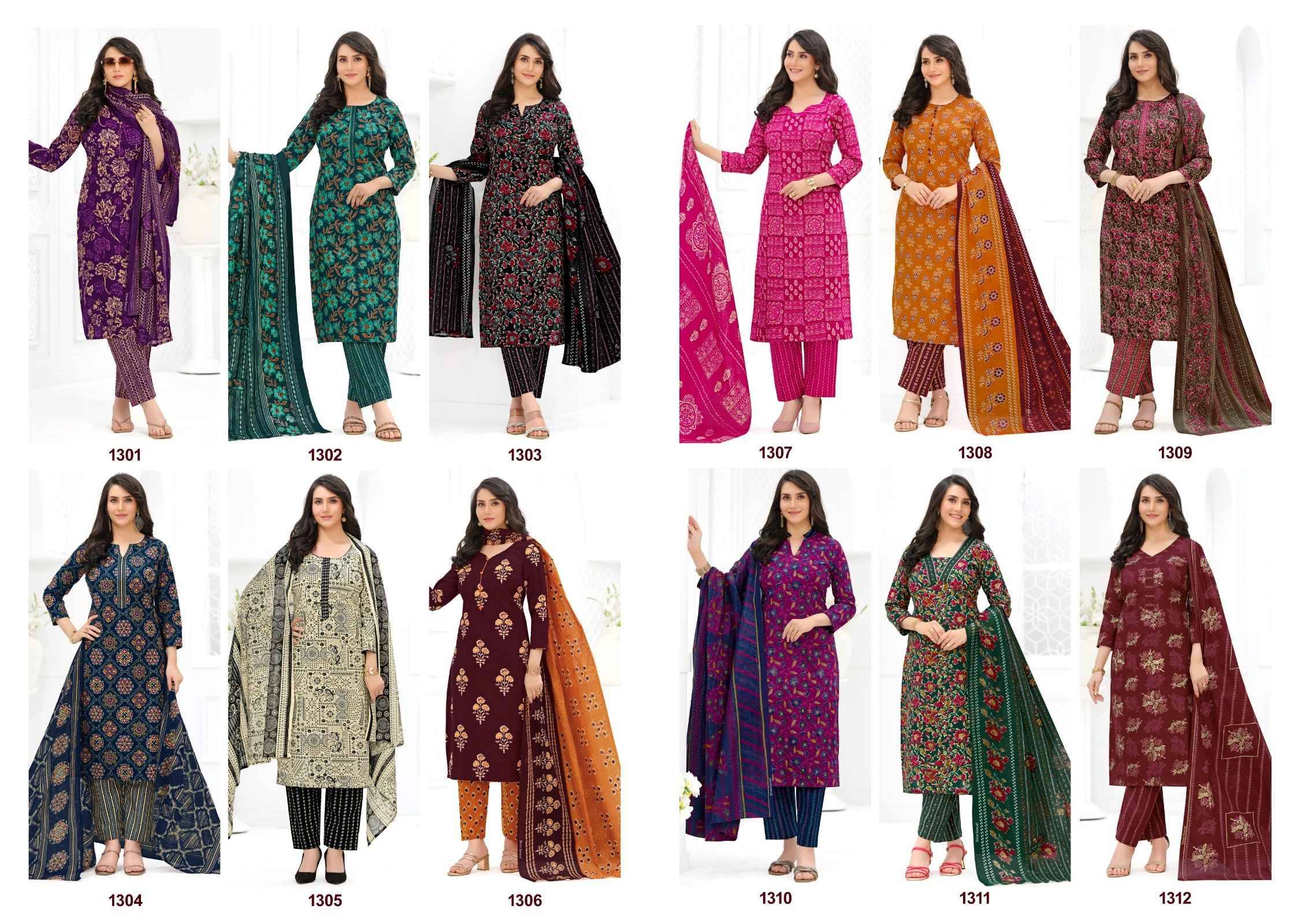 Shree Ganesh Ajrak Vol 3 Readymade Cotton Suits 12 pcs Catalog | Wholesale Surat Market