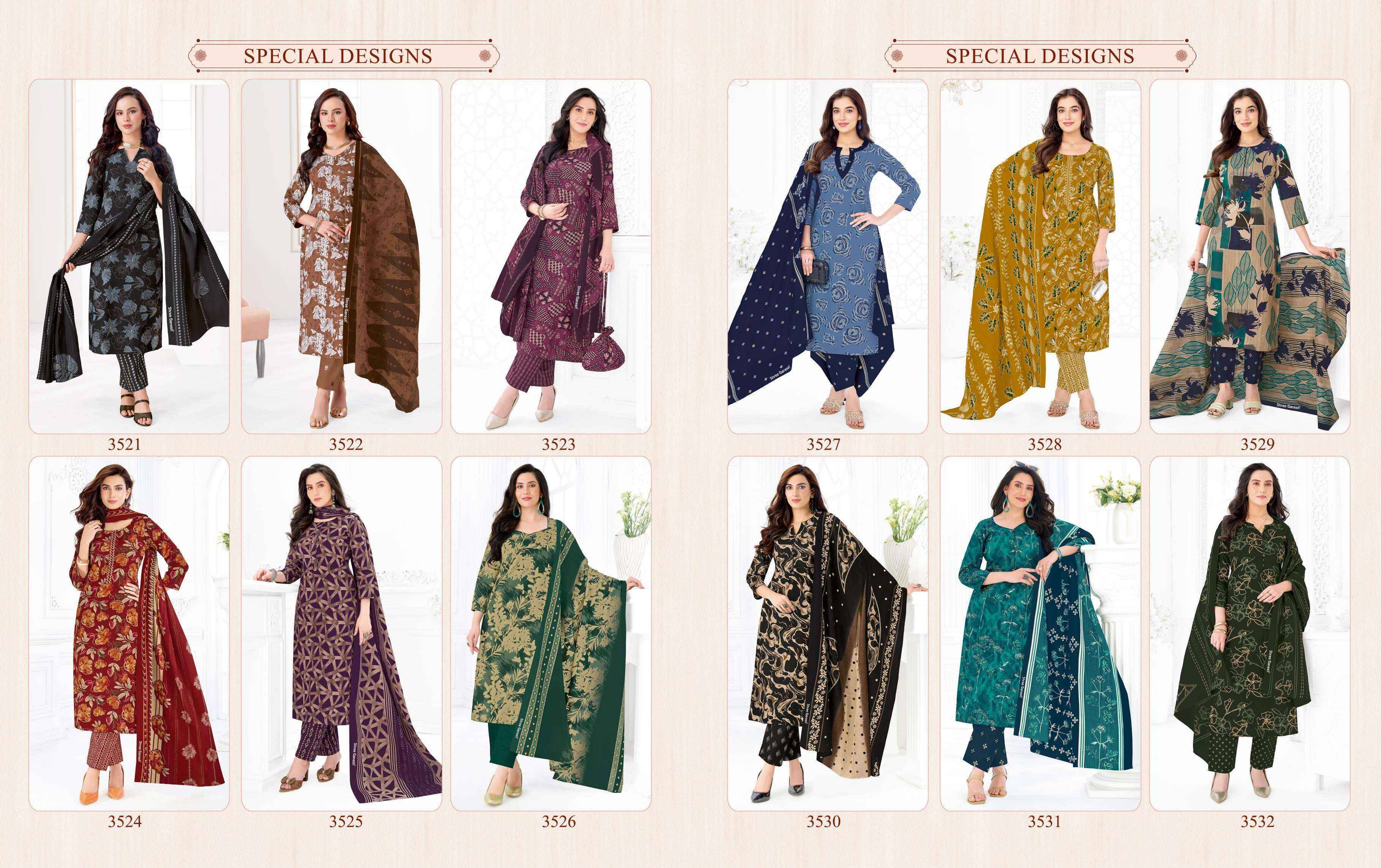 Shree Ganesh Samaiyra Vol 25 Cotton Dress Material 18 pcs catalog