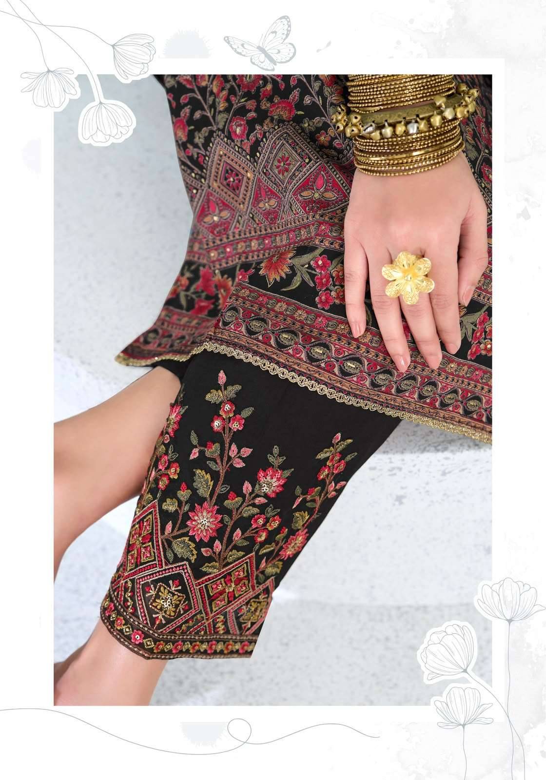 Suryajyoti Kalamkari Vol 1 Pure Jam Satin Salwar Suit _ Surat Wholesale Market 6 Pcs Catalog 