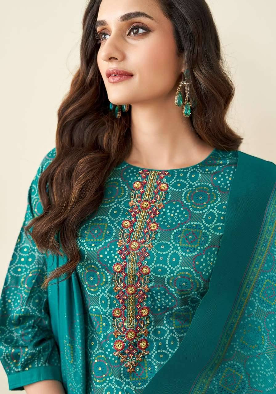 Suryajyoti Kalika Vol 1 Bandhani Salwar Suit 6 Pcs Catalog