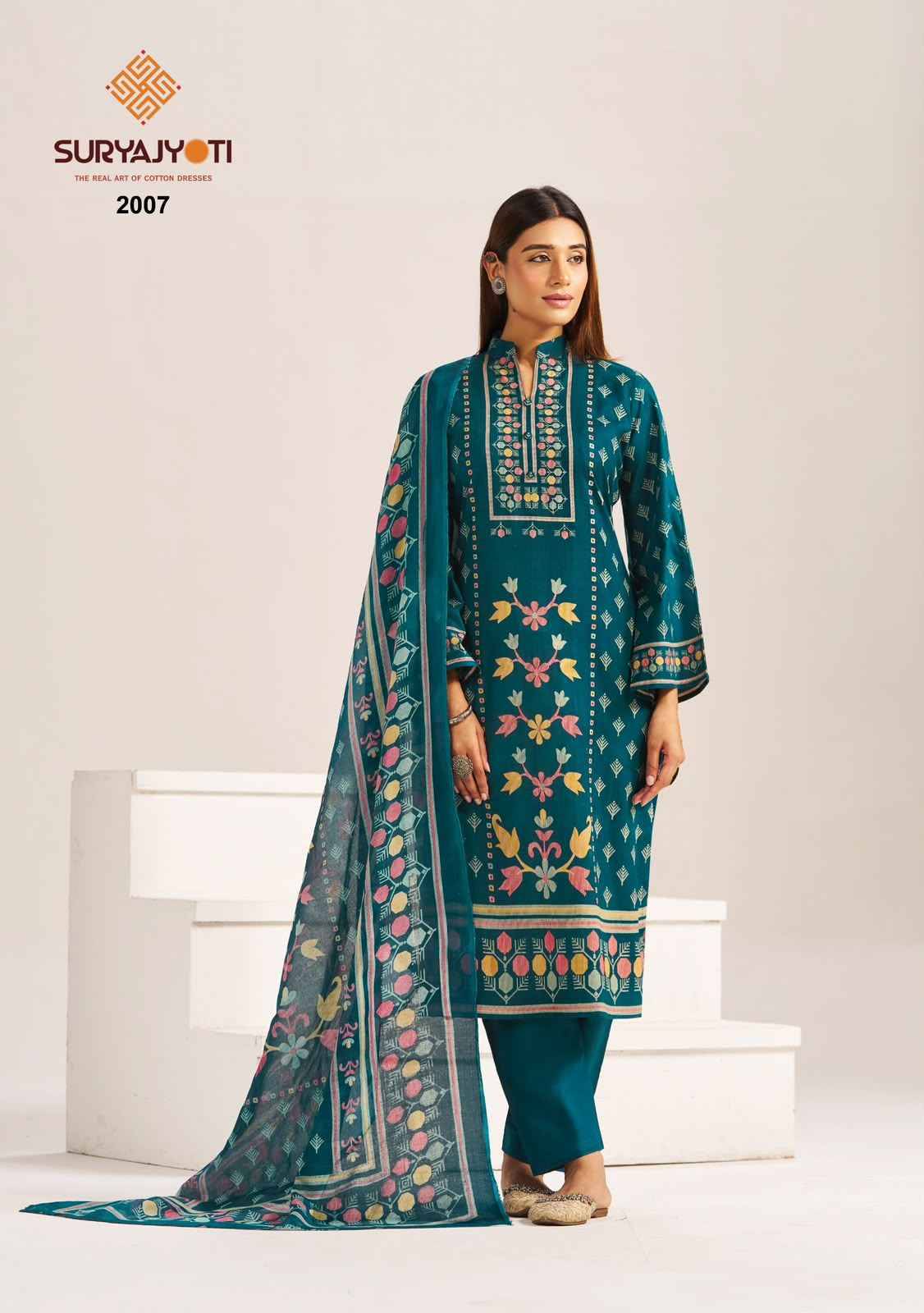Suryajyoti Kashmiri Cotton Vol 2 Cotton Dress Material 8 Pcs Catalouge