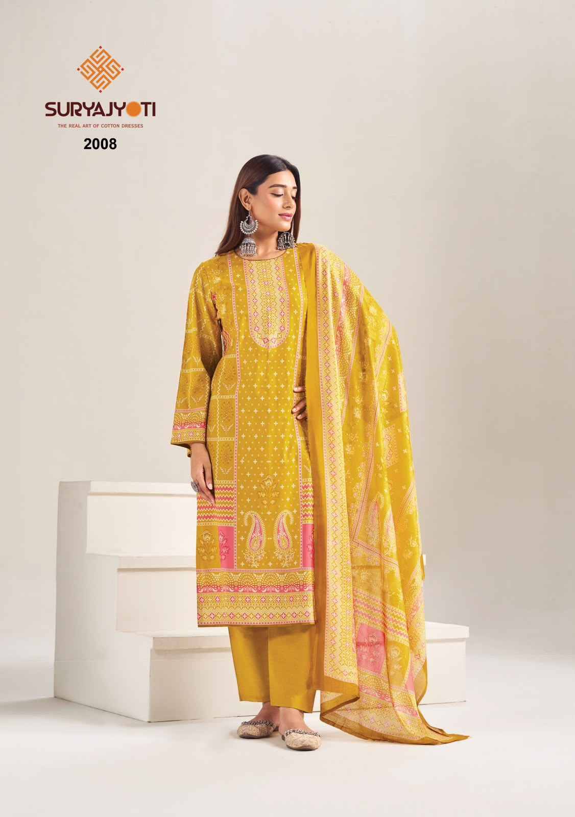 Suryajyoti Kashmiri Cotton Vol 2 Cotton Dress Material 8 Pcs Catalouge