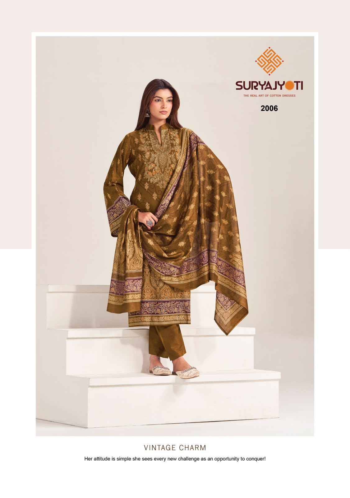 Suryajyoti Kashmiri Cotton Vol 2 Cotton Dress Material 8 Pcs Catalouge