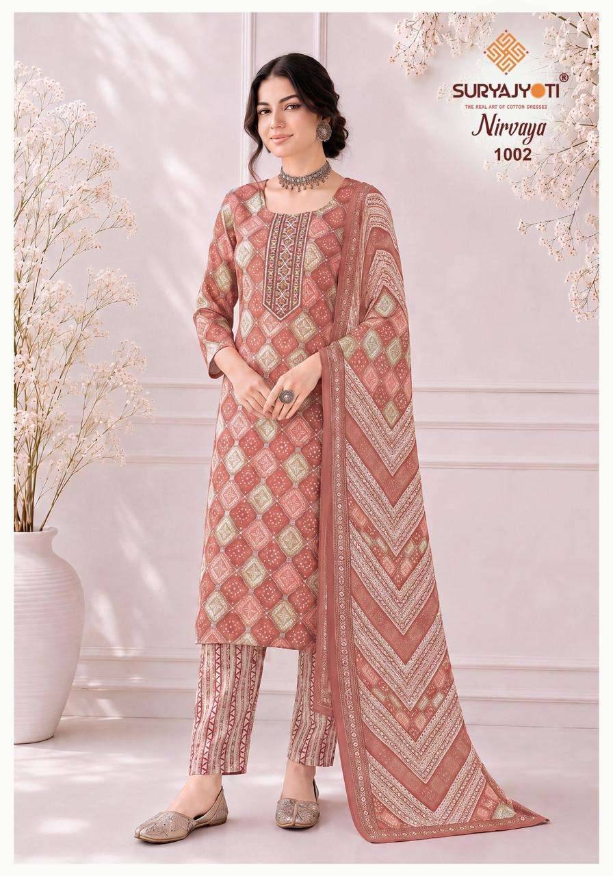 Suryajyoti Nirvaya Vol 1 Rayon Readymade Suits 10 Pcs Catalog