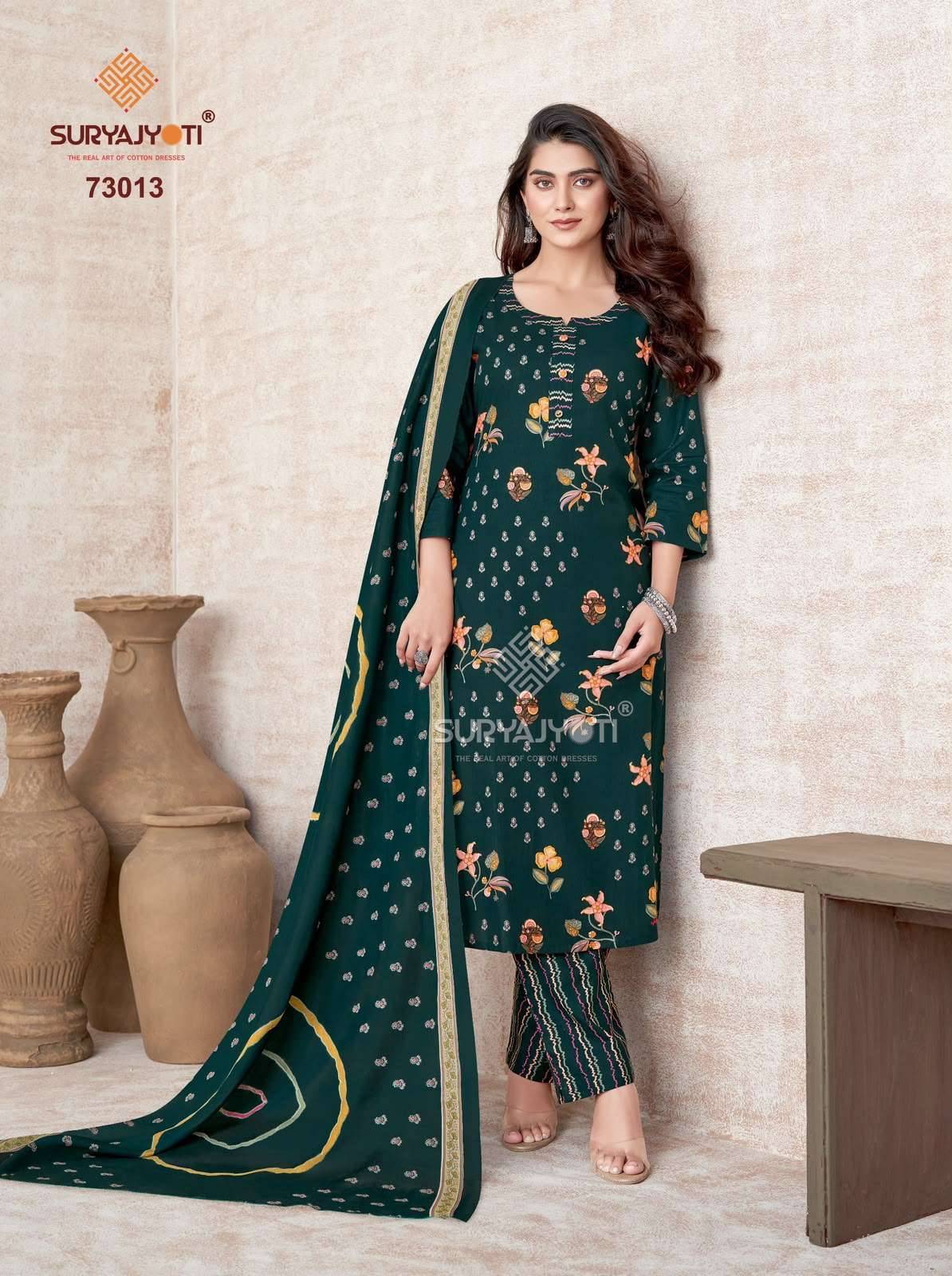 Suryajyoti Trendy Cotton Vol 73 Cotton Salwar Suit 20 Pcs Catalog